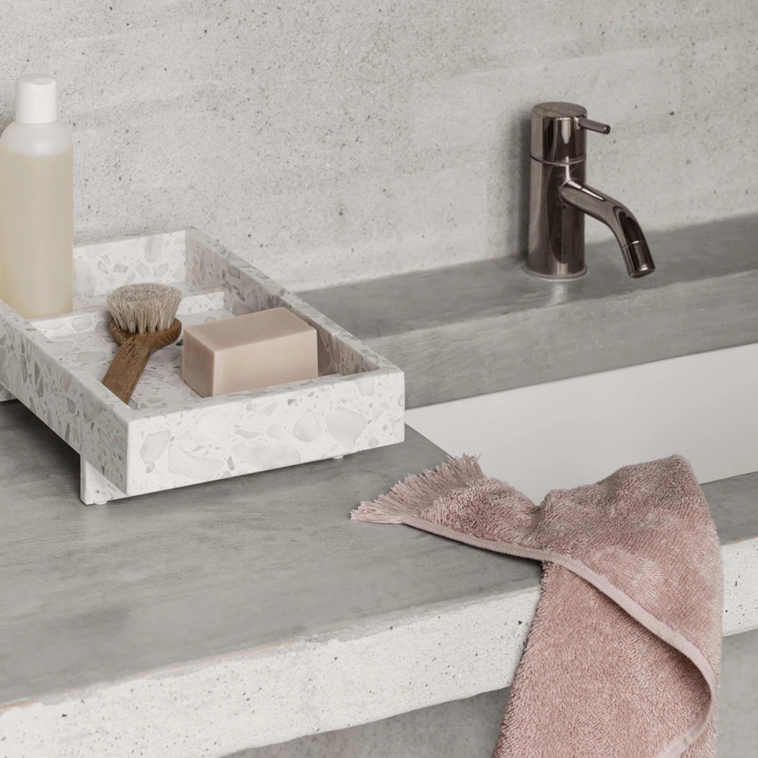 marmor tablett abento blomus im bad 90288