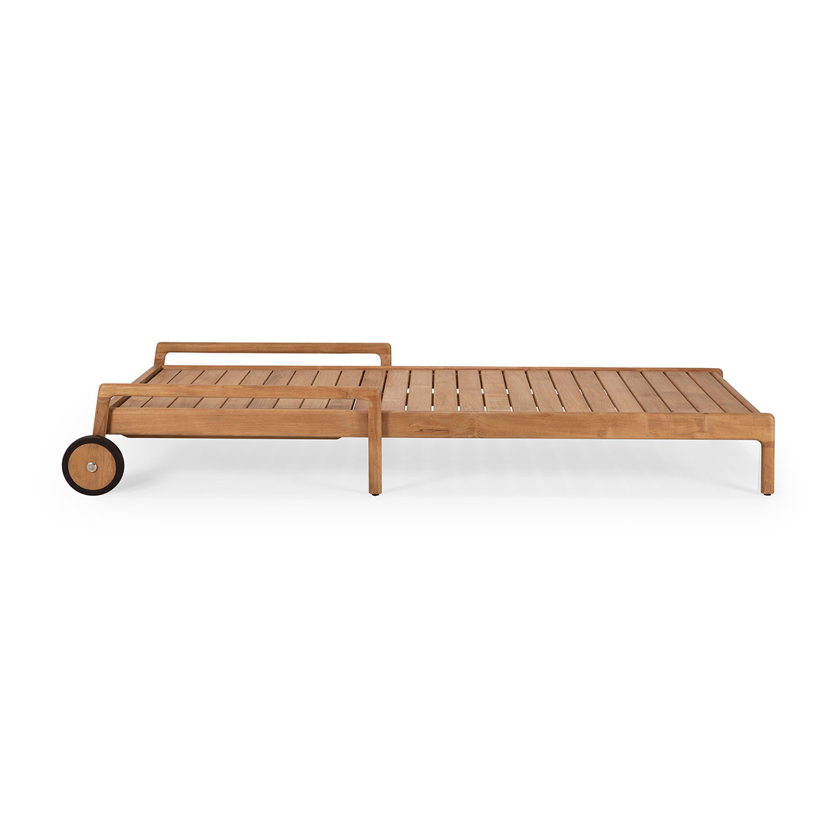 ethnicraft liegestuhl verstellbar 10256 ohne polsterung seite flach 85769