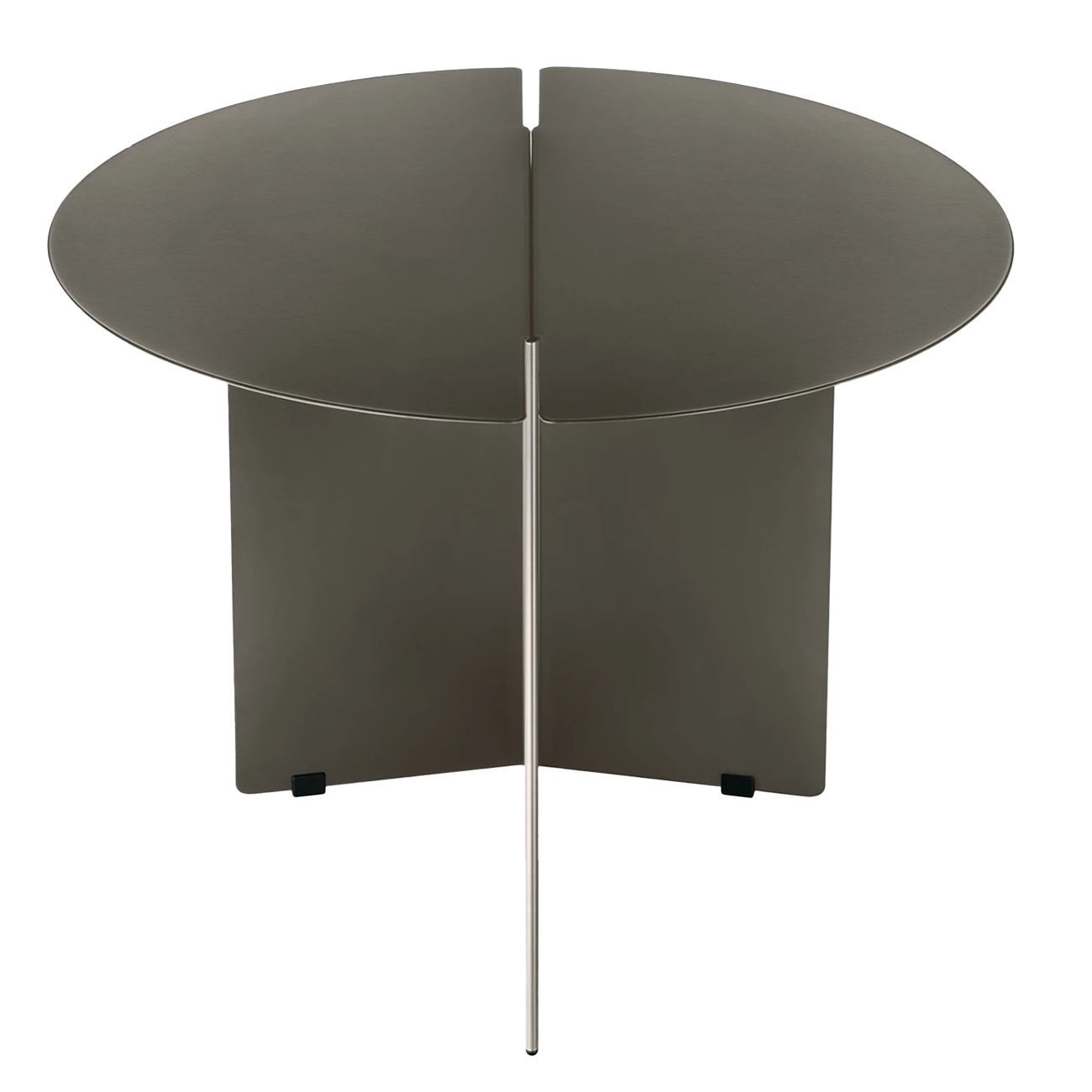 blomus oru beistellttisch M burned metal 66931 90345