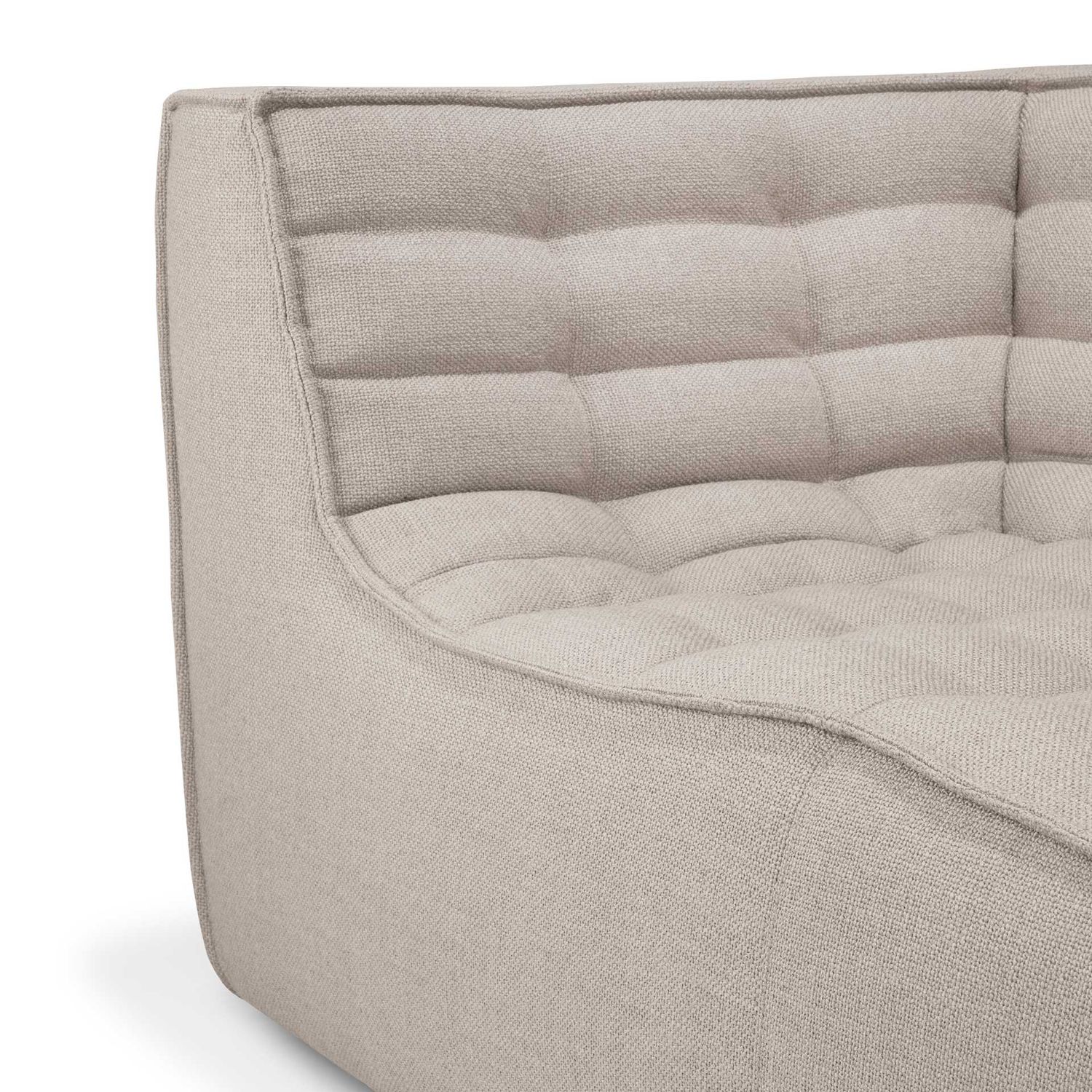 Ethnicraft - N701 Sofa beige 2 Sitzer