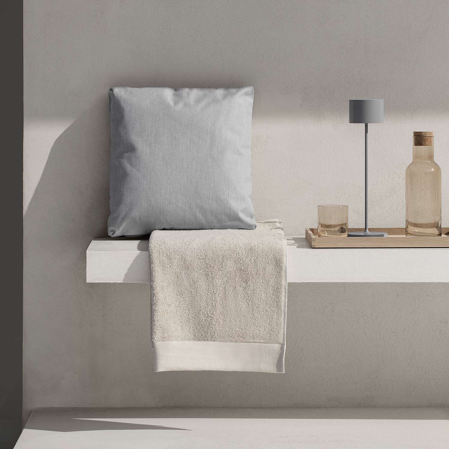 farol led ferm living tischleuchte warmes grau 82163