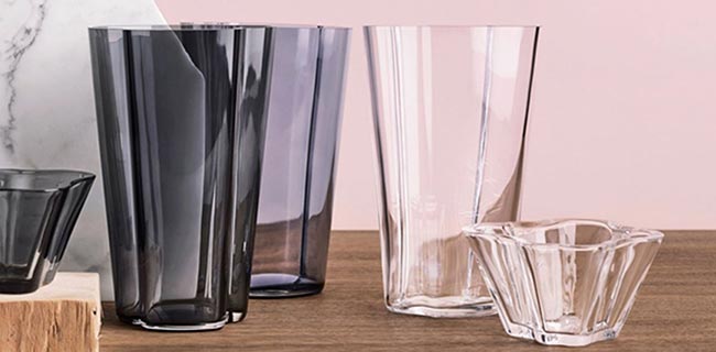 iittala Vase Aalto 220 mm klar
