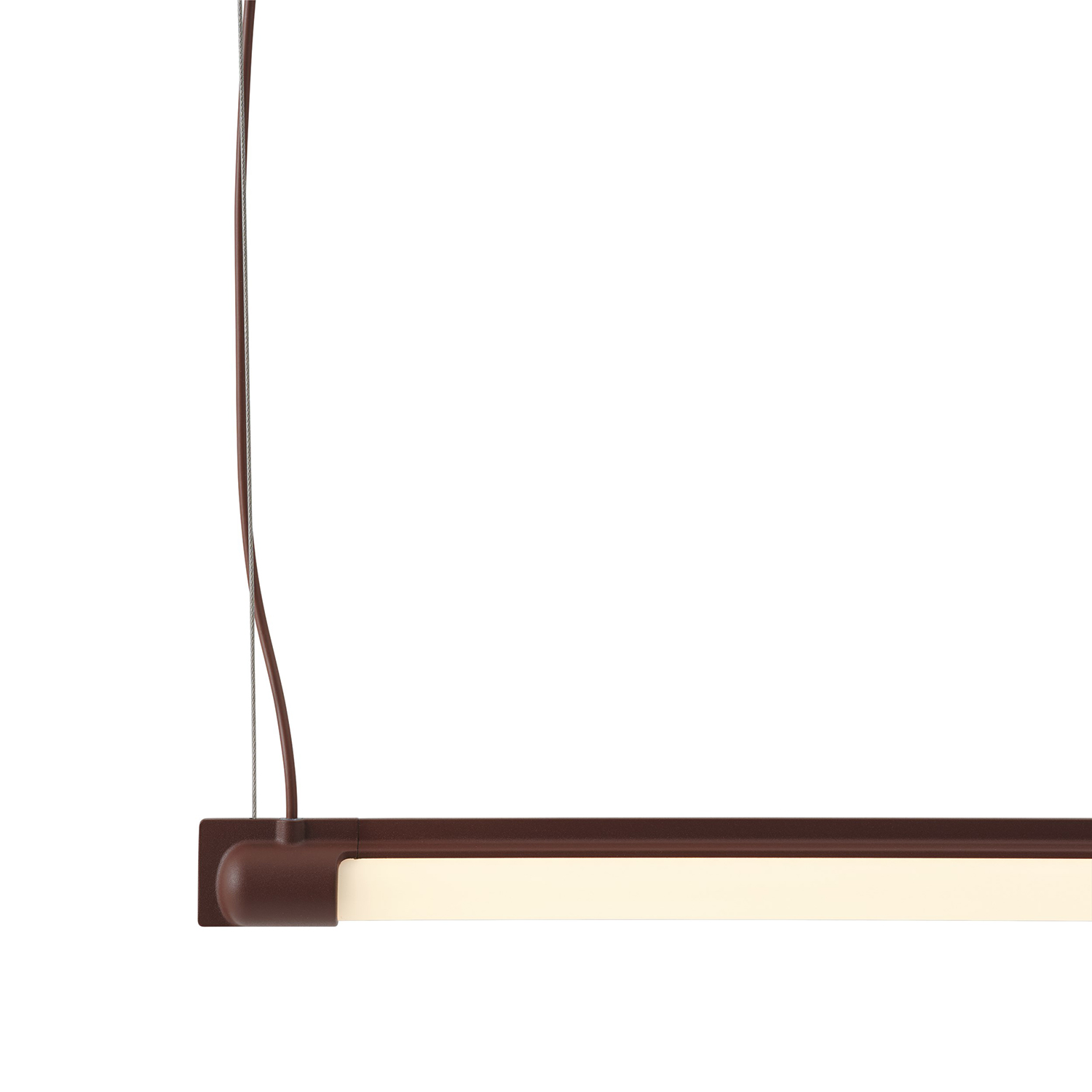 muuto fine haengeleuchte dunkelrot 90 close up 97206