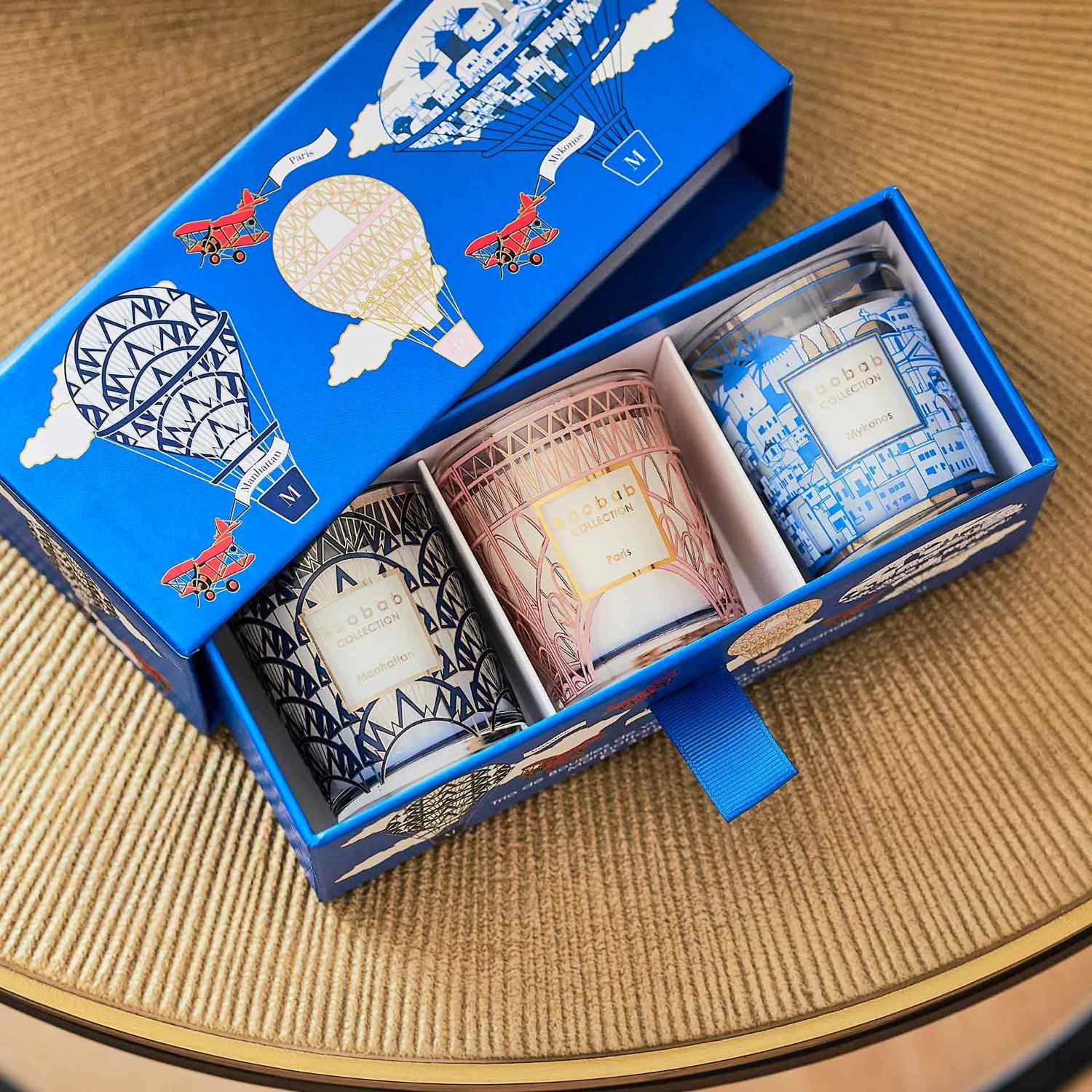 Baobab Collection - Trio Travel Duftkerzen MAN-PAR-MYK