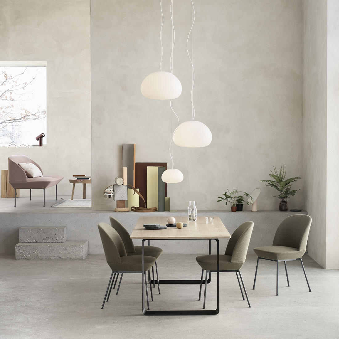 deckenleuchte fluid weiss gross klein muuto 53361