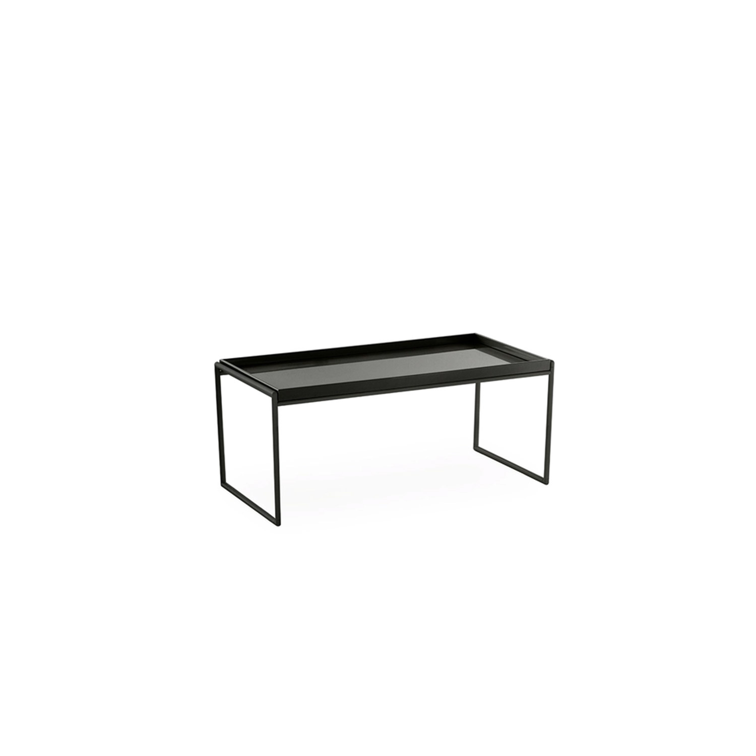 Kartell - Trays Tisch lackiert 40x80 cm schwarz