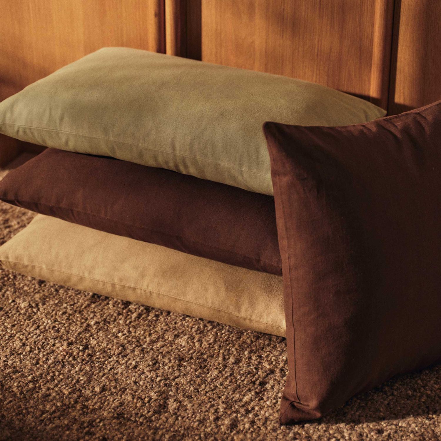 Ferm Living - Sen Kissen tea green