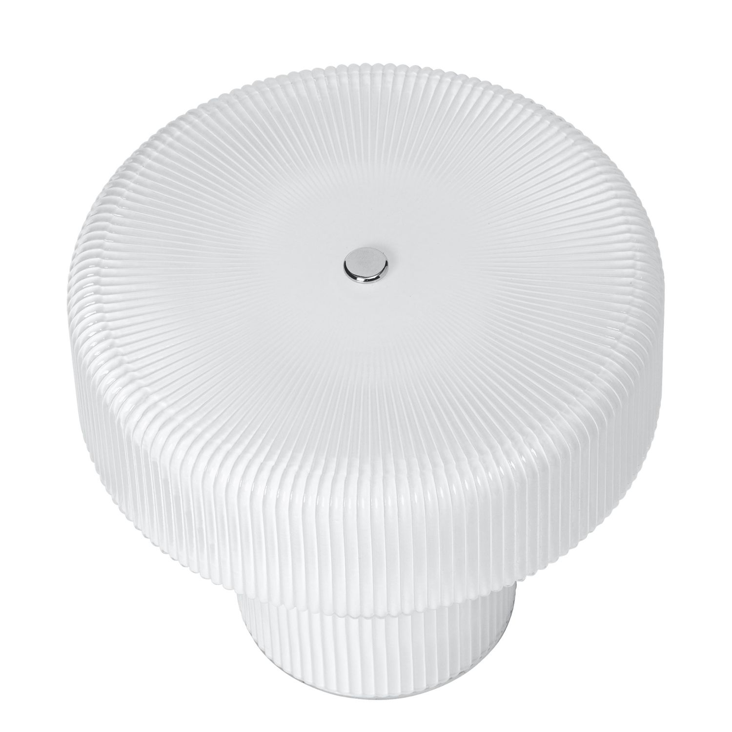 Ferm Living - Ripple portable Lampe H16,5 weiß