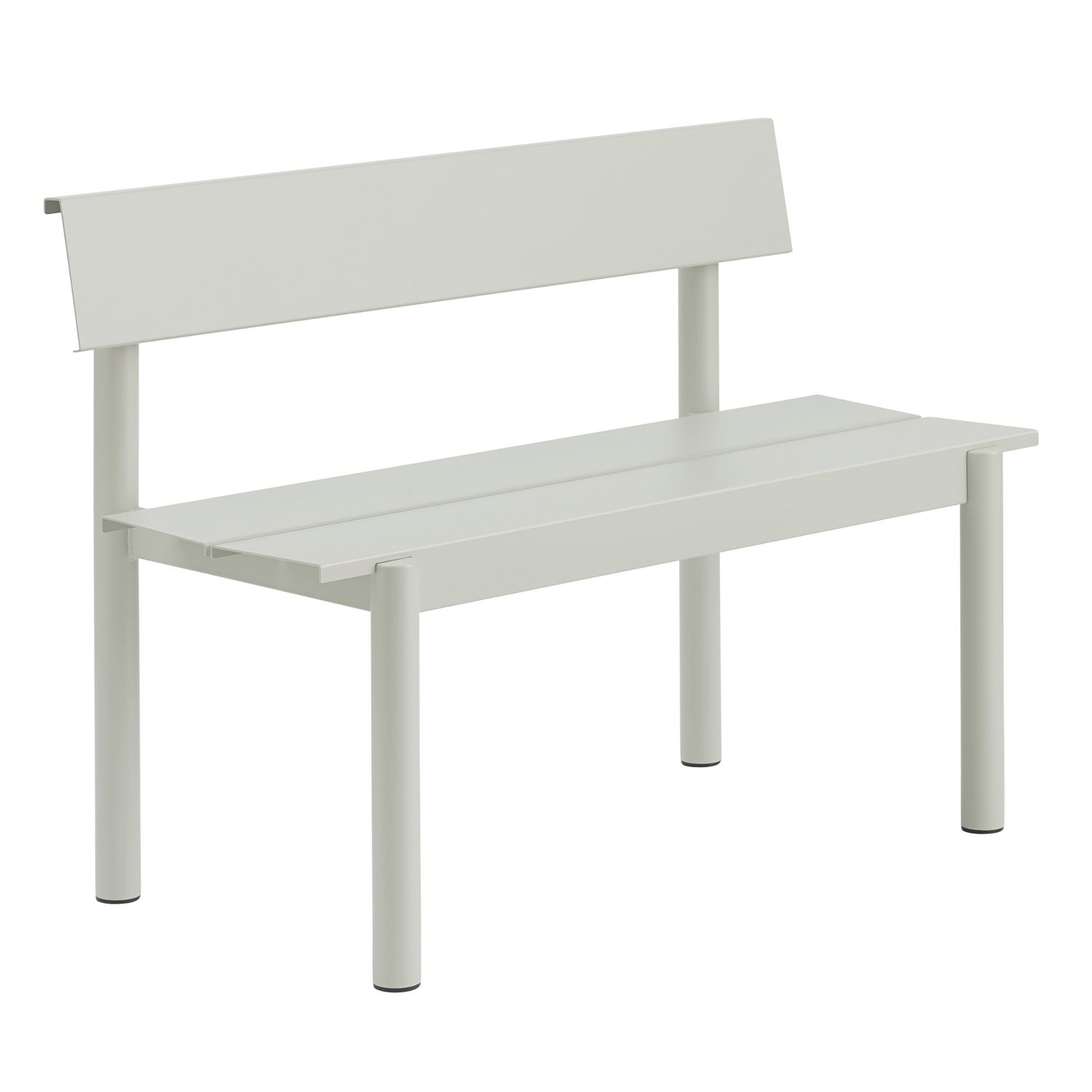 Muuto - Linear Steel Bank Rückenlehne 110 cm grey