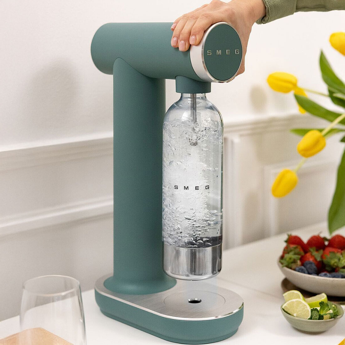 SMEG - Wassersprudler SKC01 schwarz matt