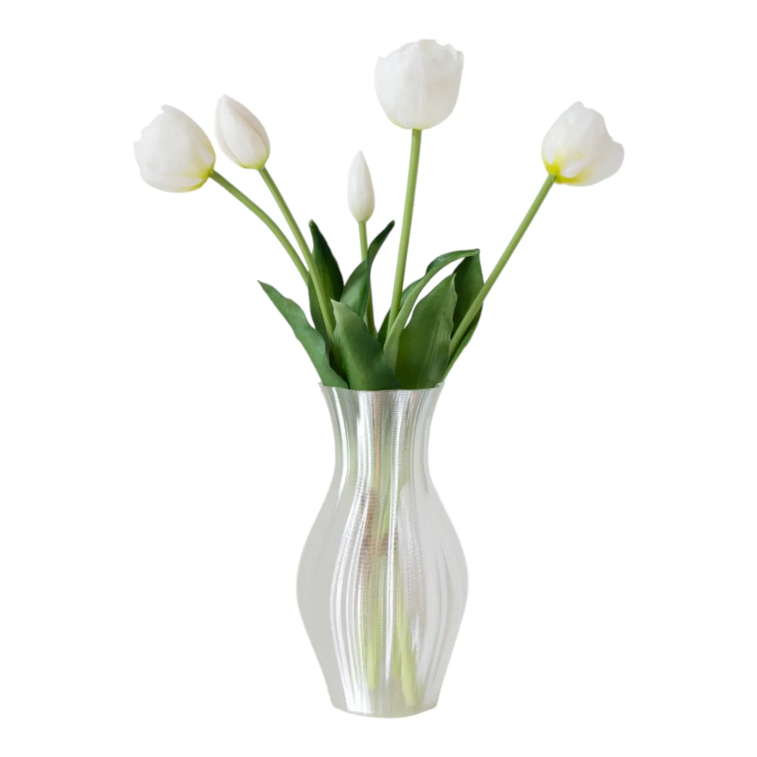 BLOOM OBJECTS - Tulpen mehrlagig Kunstblumen weiß