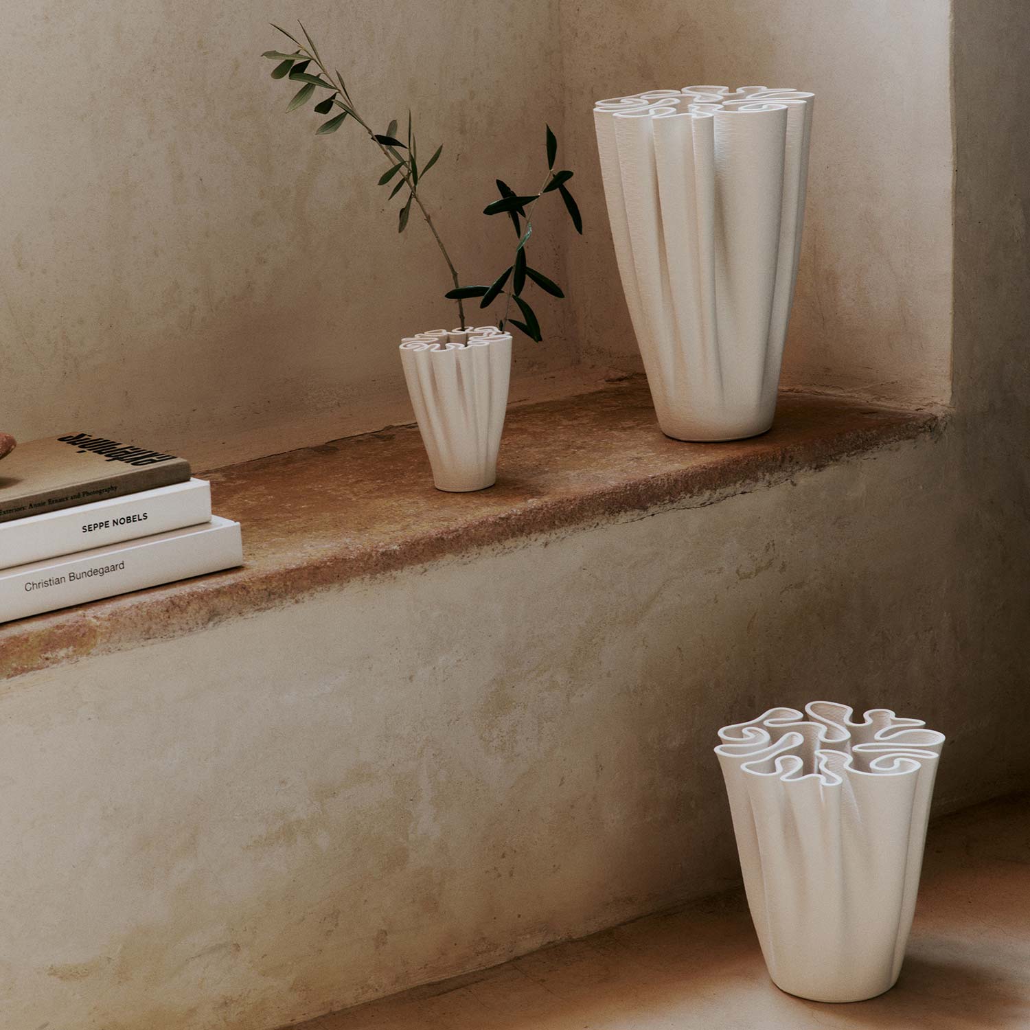 Ferm Living - Dedali Vase off-white small