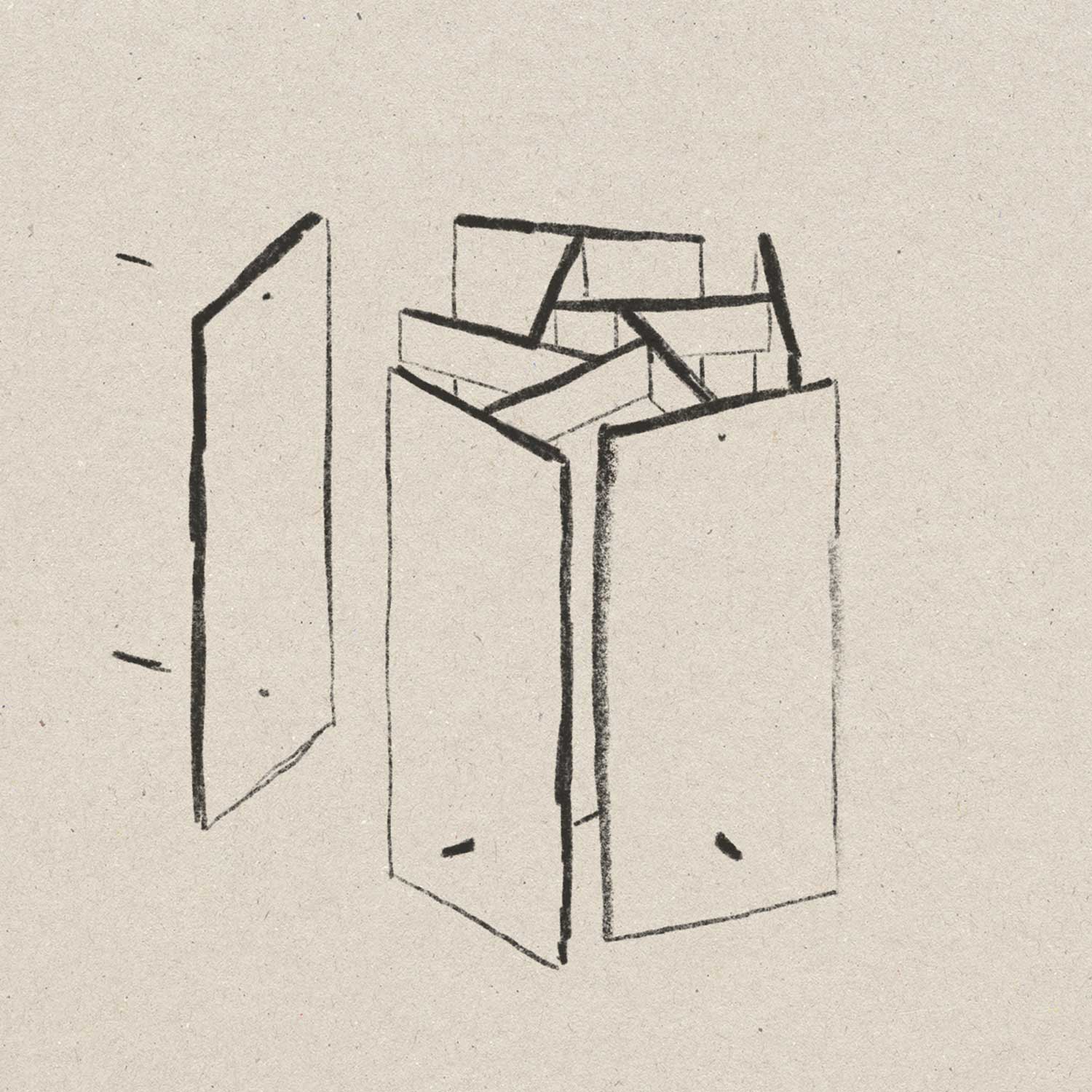 Ferm Living - Oeste Tischleuchte klares Glas