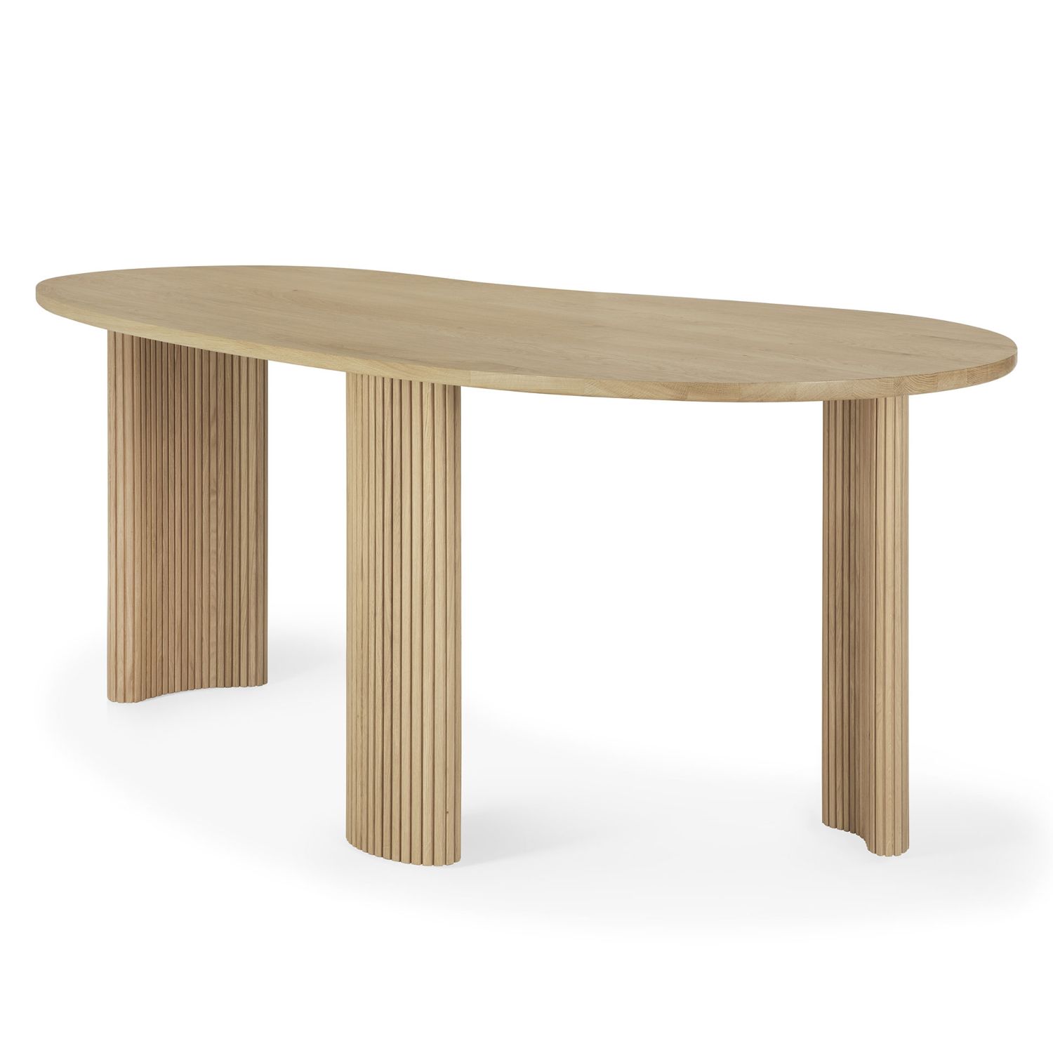 Ethnicraft - Boomerang Schreibtisch 200 cm eiche