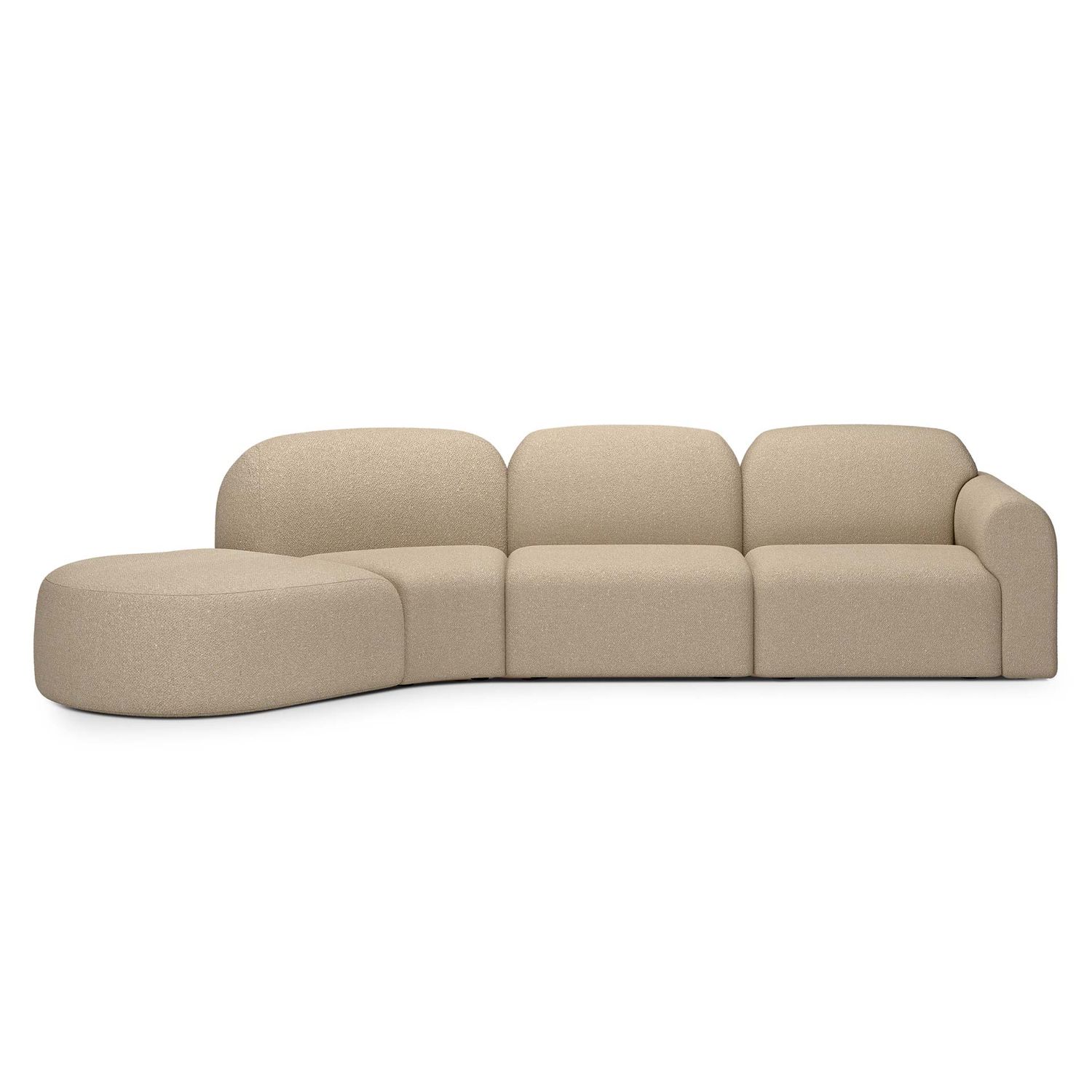 Ethnicraft - Bulky Hocker Almond