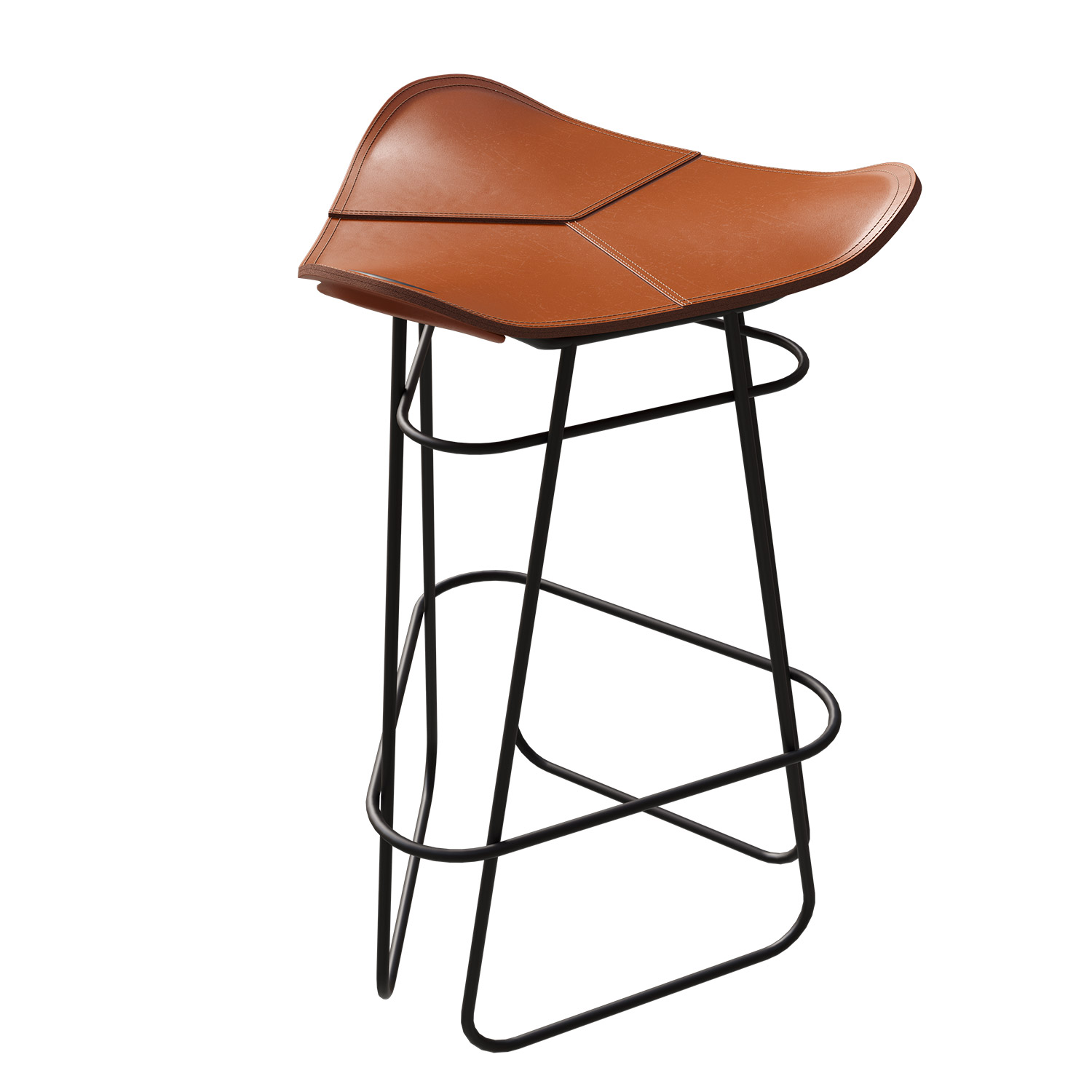 Cuero - Pampa Barhocker H65 cm polo/schwarz