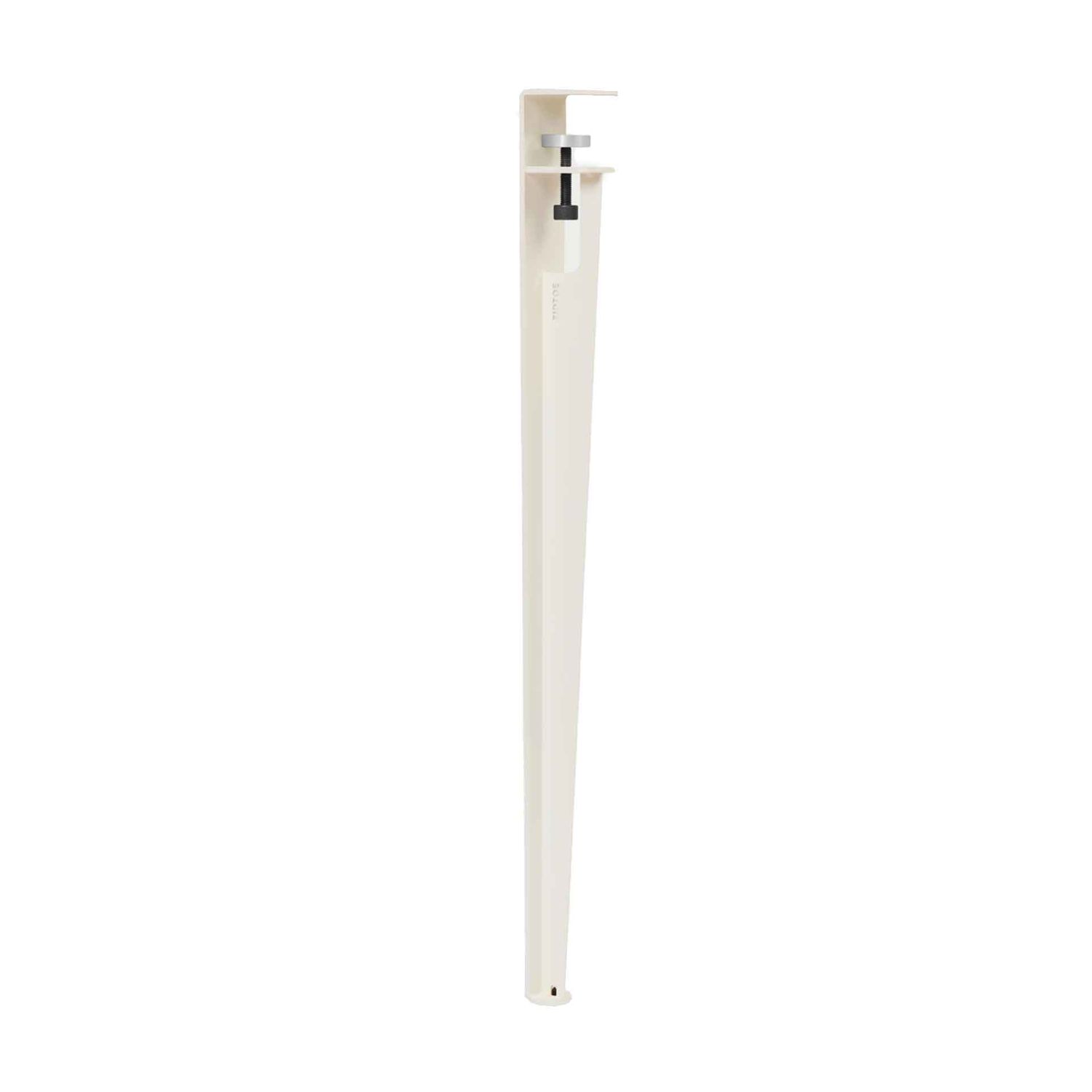 Tiptoe - Tischbein 75 cm weiß-creme