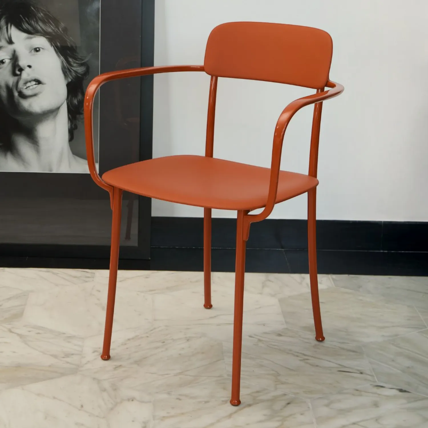 Kartell - Savoia Kleiner Sessel rot