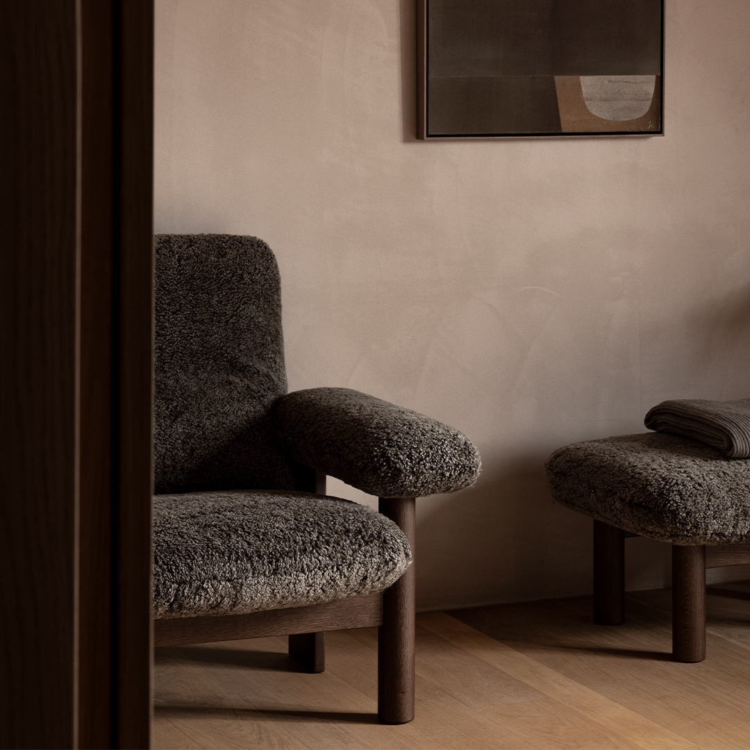 lifestyle brasilia lounge chair sheepskin 79856