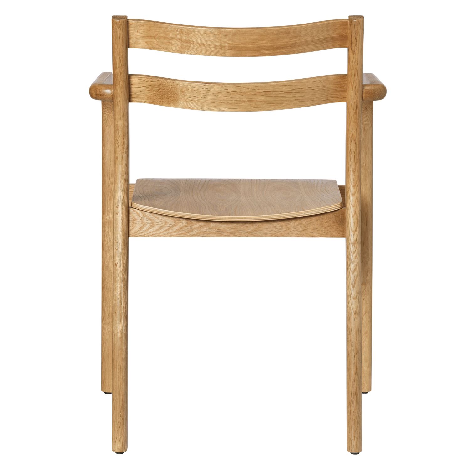 Ferm Living - Boda Stuhl mit Armlehnen natural eiche