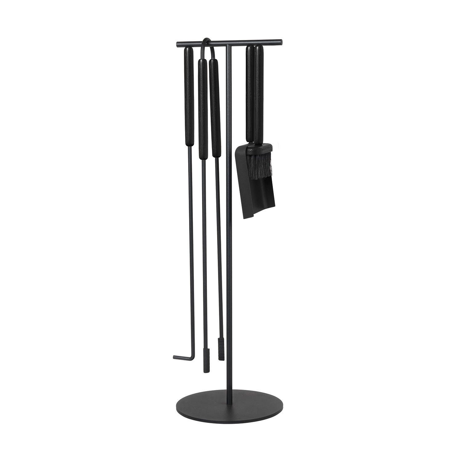 Ashi Kaminbesteck blomus black 81972