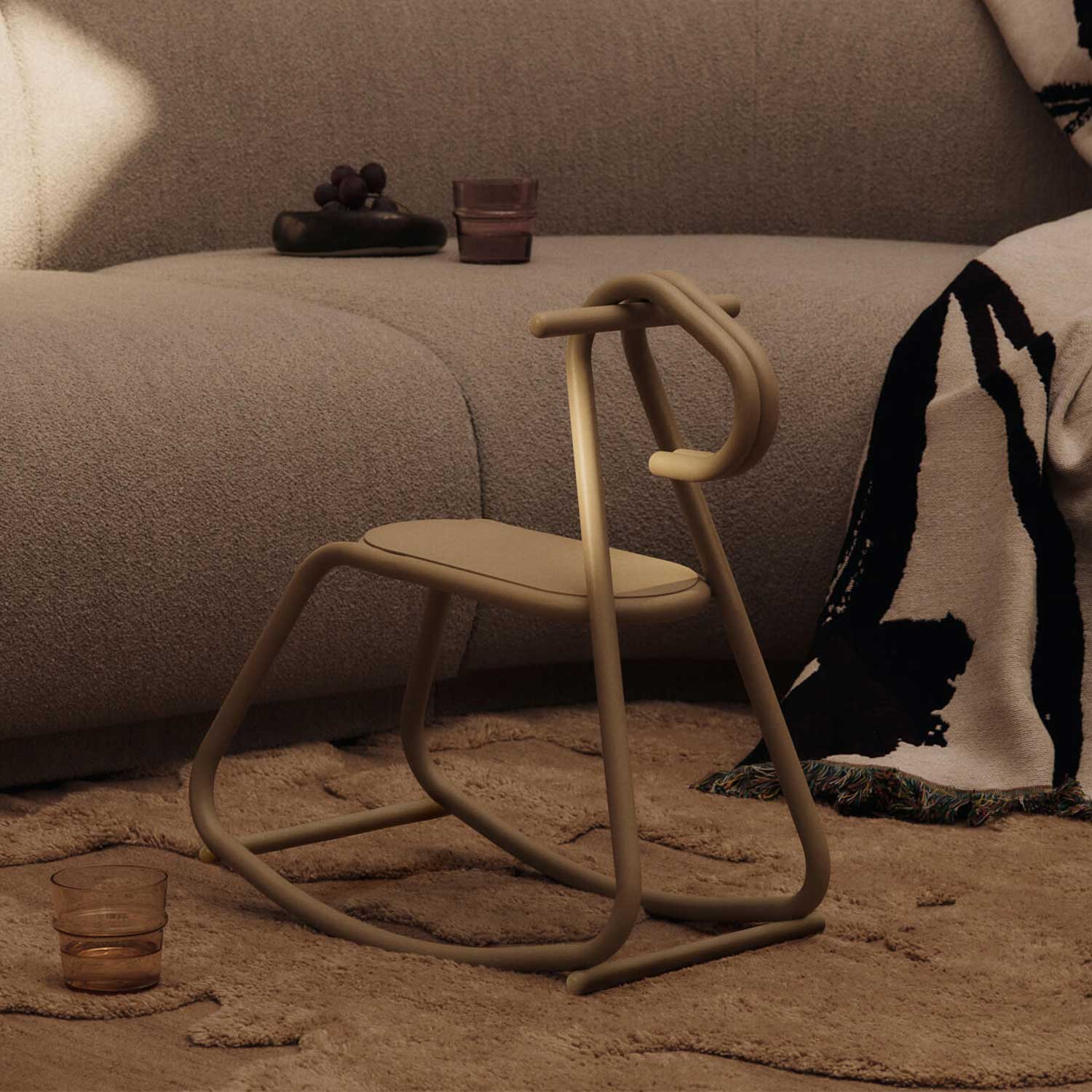 Ferm Living - Lussi Schaukelpferd tea green