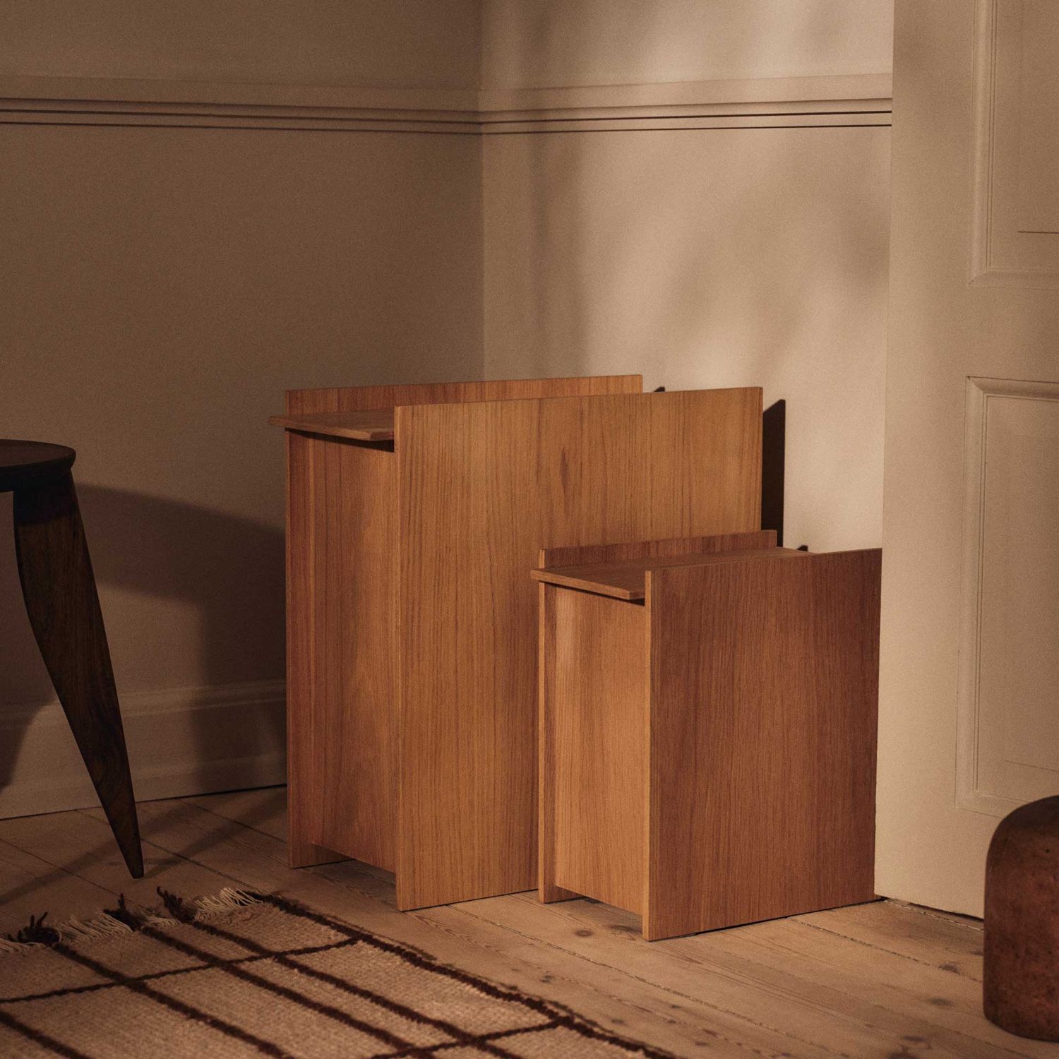 Ferm Living - Sama Holzeimer eiche H 50 cm