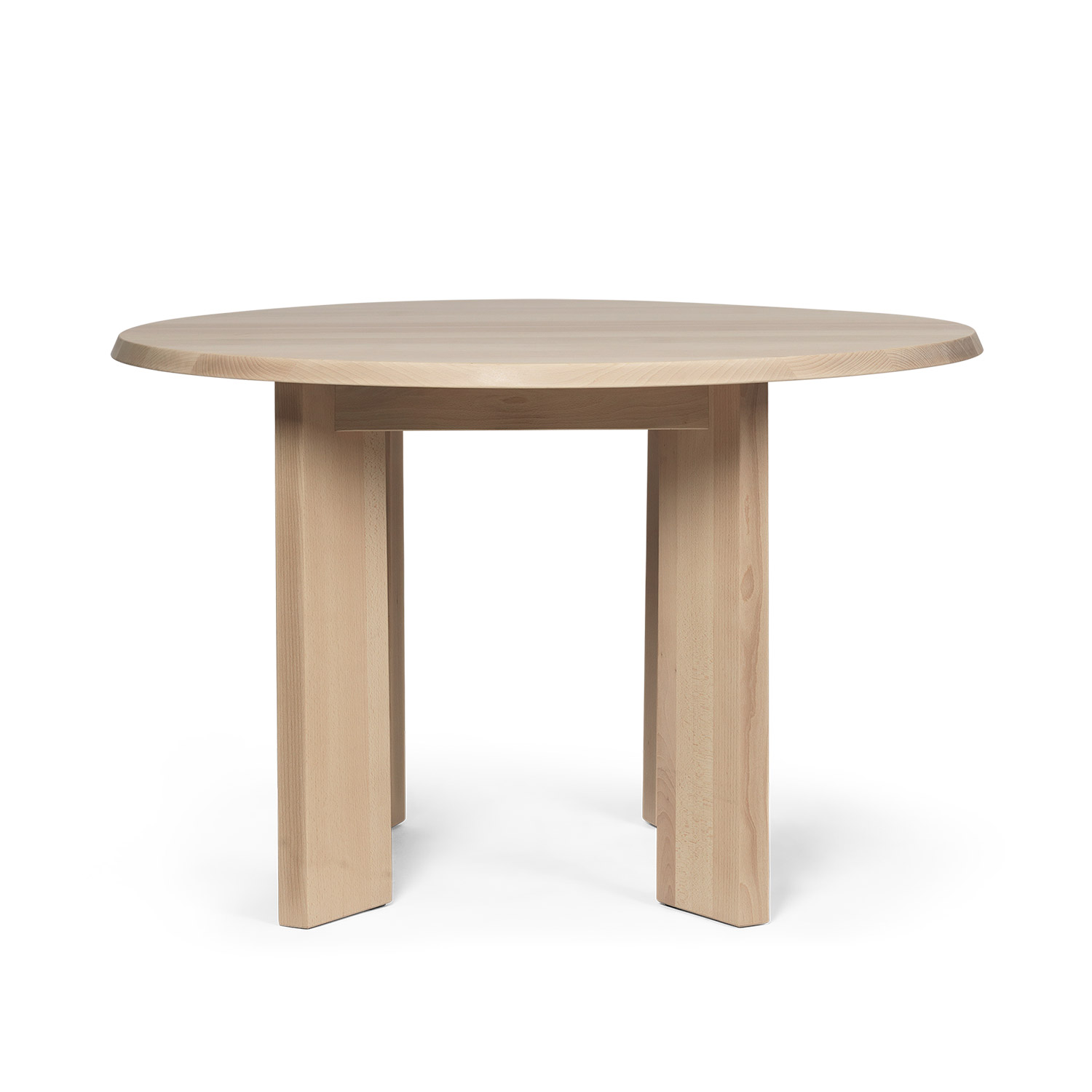 fermLIVING Tarn Dining Table 115 WhiteOiledBeech 1104268360 102051