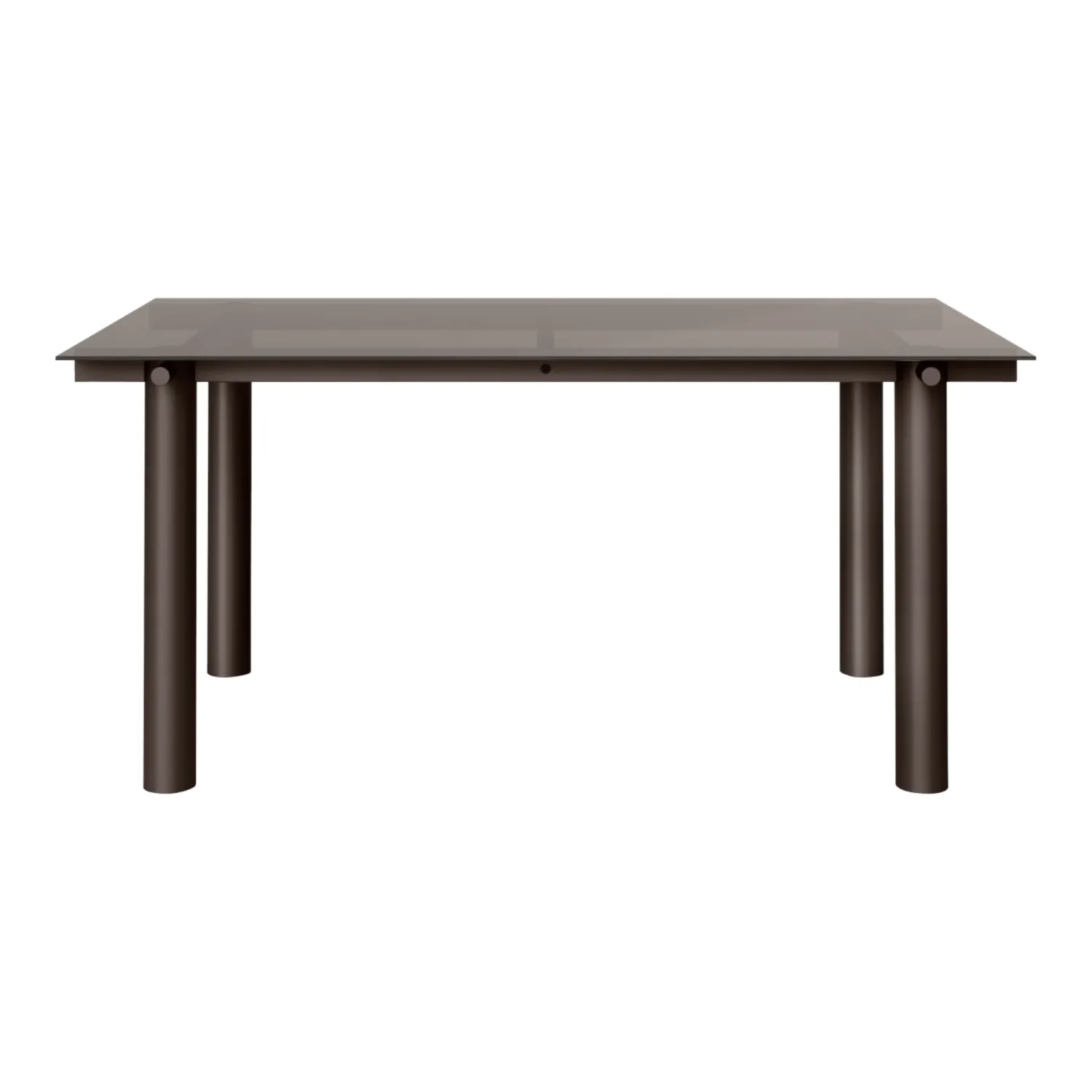 Ferm Living - Atura Tisch 160x90 Dark Chocolate/Glas