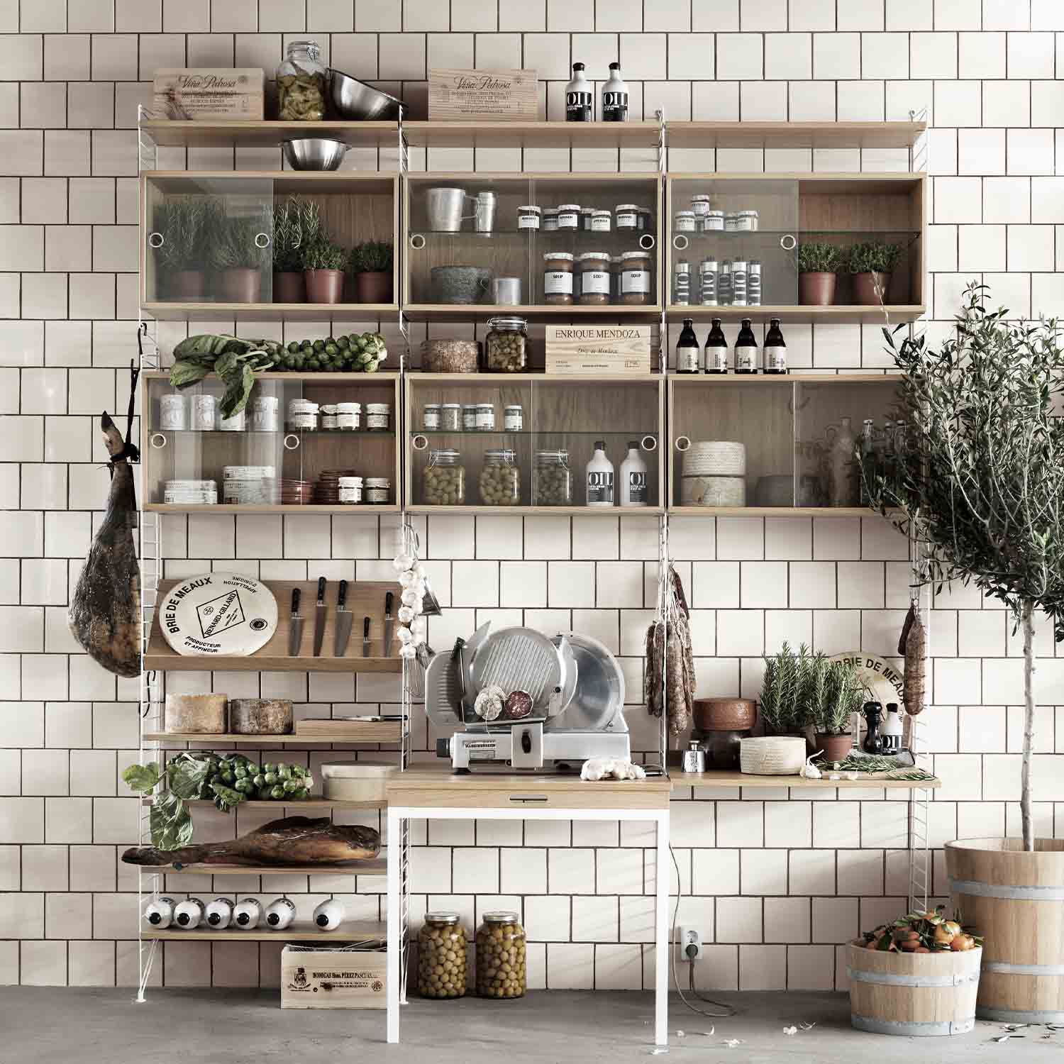 string system work space oak white portrait xxlarge