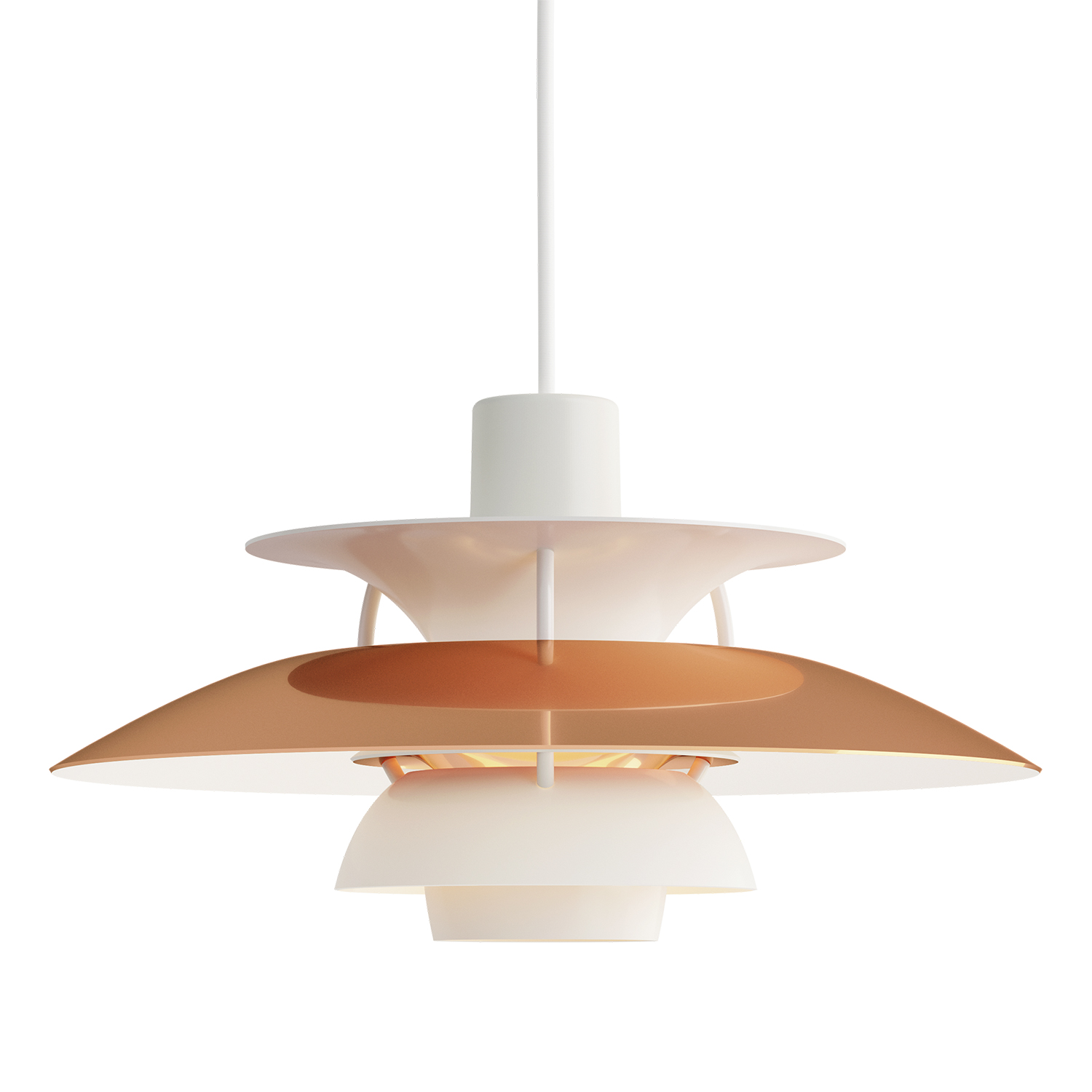 Louis Poulsen PH5 Mini Pendelleuchte kupfer 106234