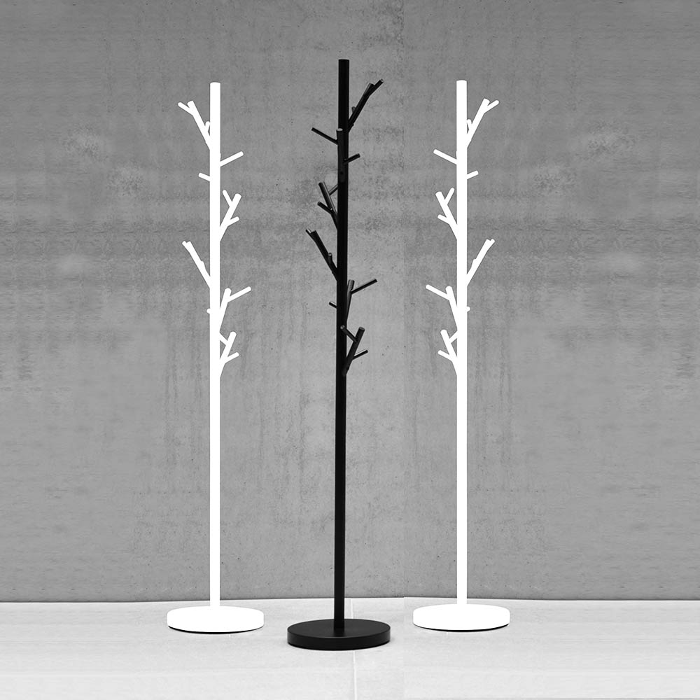 jan kurtz tree garderobenstaender weiss schwarz 50112