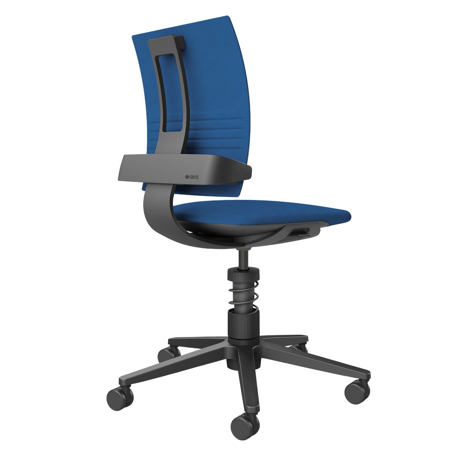 Aeris - 3Dee Bürostuhl, schwarz, Comfort blau