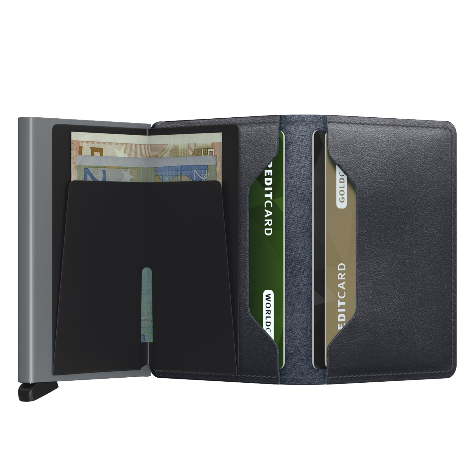 secrid slimwallet original grey offen 83636