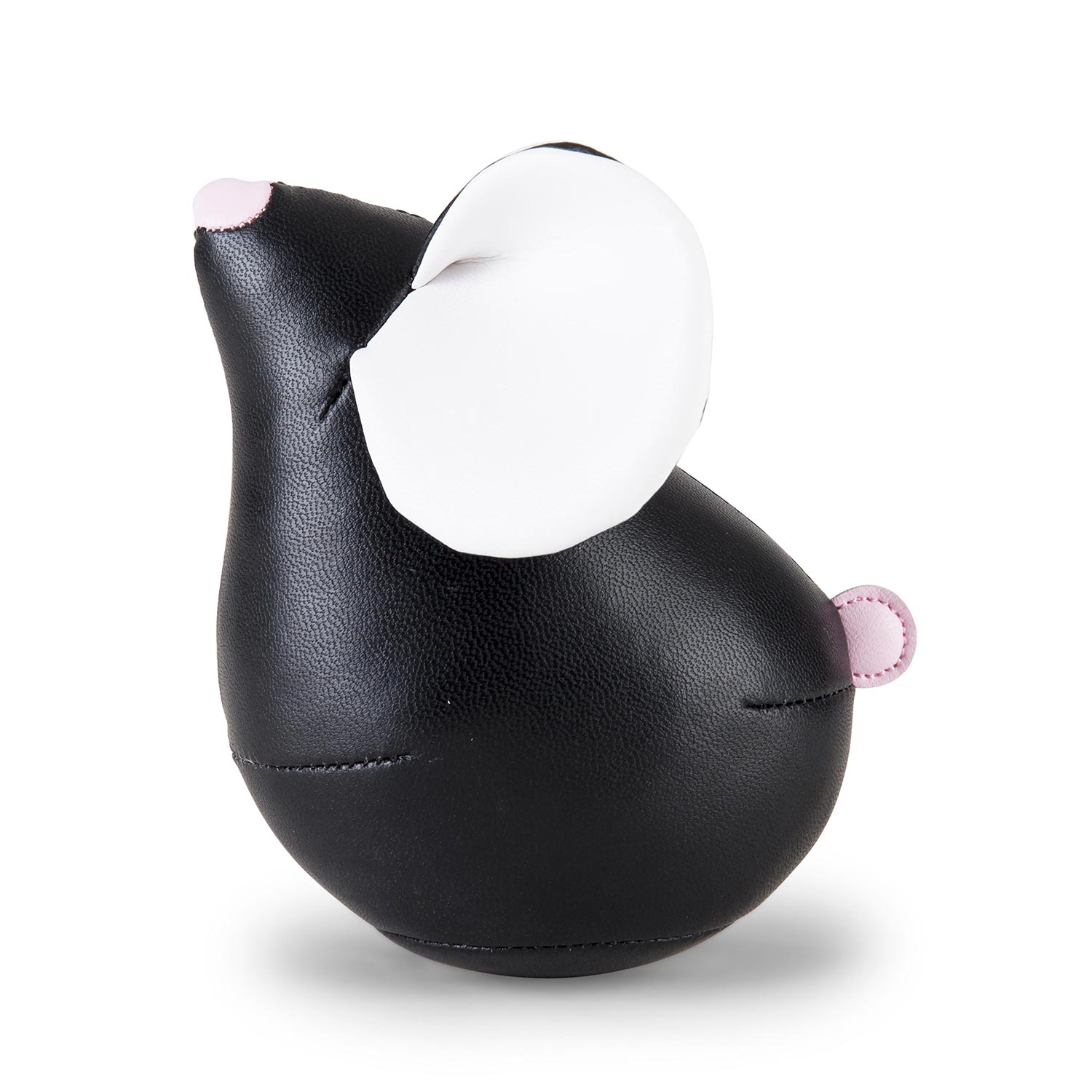 zueny briefbeschwerer maus laibo leder 82813