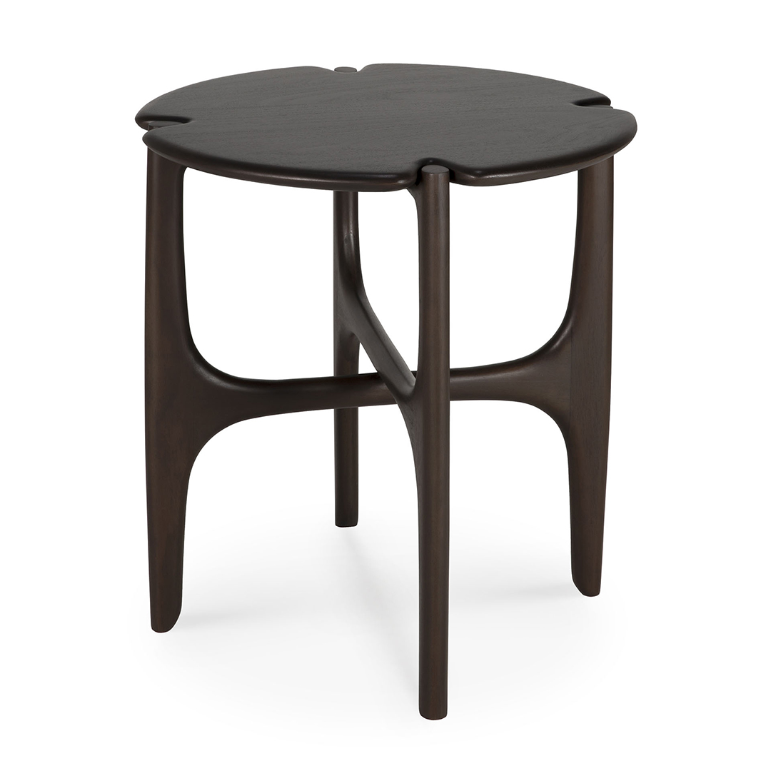 ethnicraft mahagony pi beistelltisch rund 85410