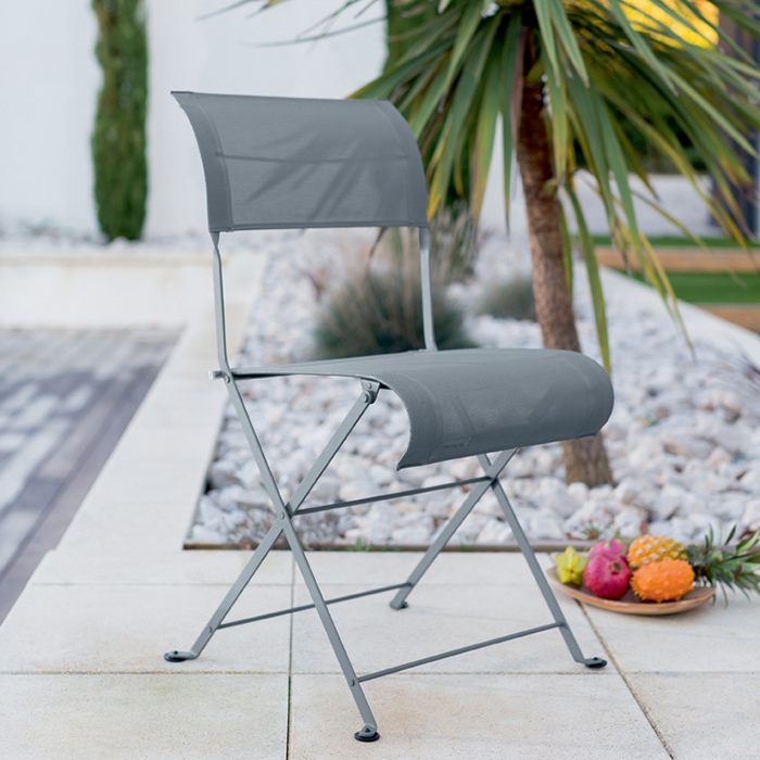 dune premium stuhl gewittergrau fermob 64629