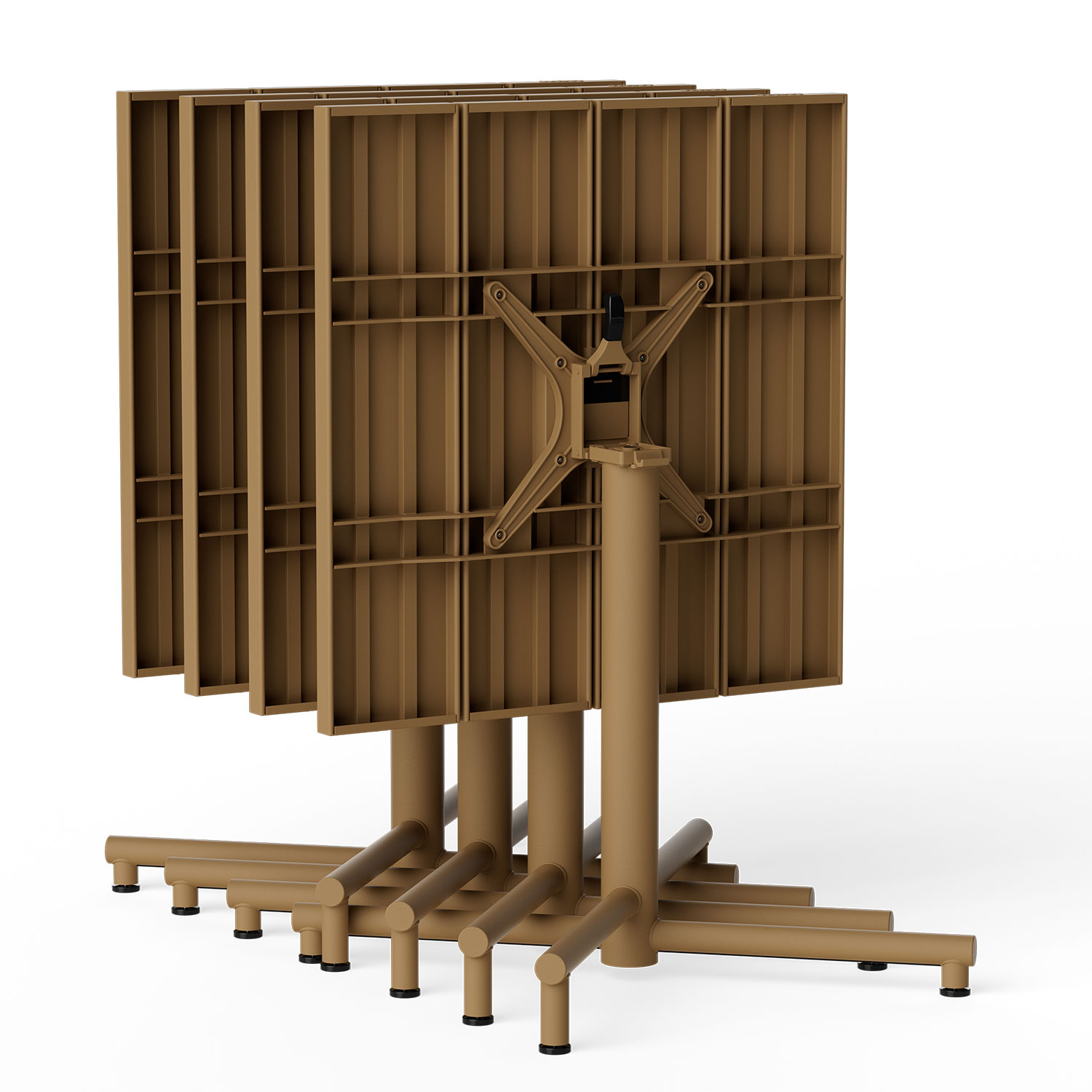 Fatboy - Fred's Outdoor Tisch 80x80 cm mochaccino