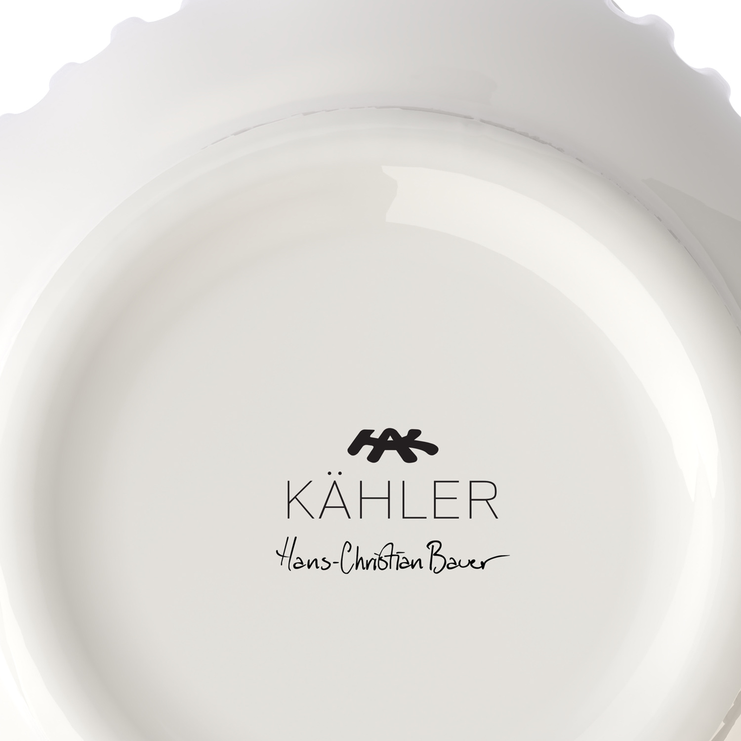 Kähler - Hammershoi Unfold Vase H16,5 cm weiß