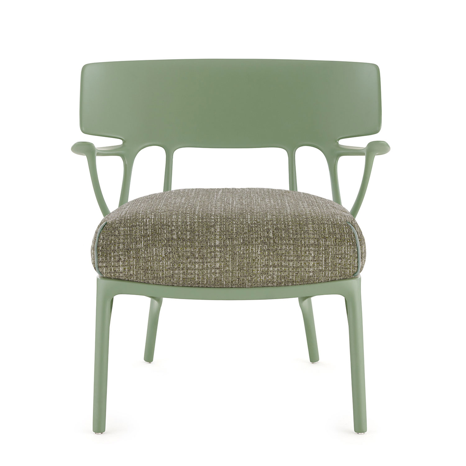 Kartell - A.I. Lounge Texture Sessel grau-grün