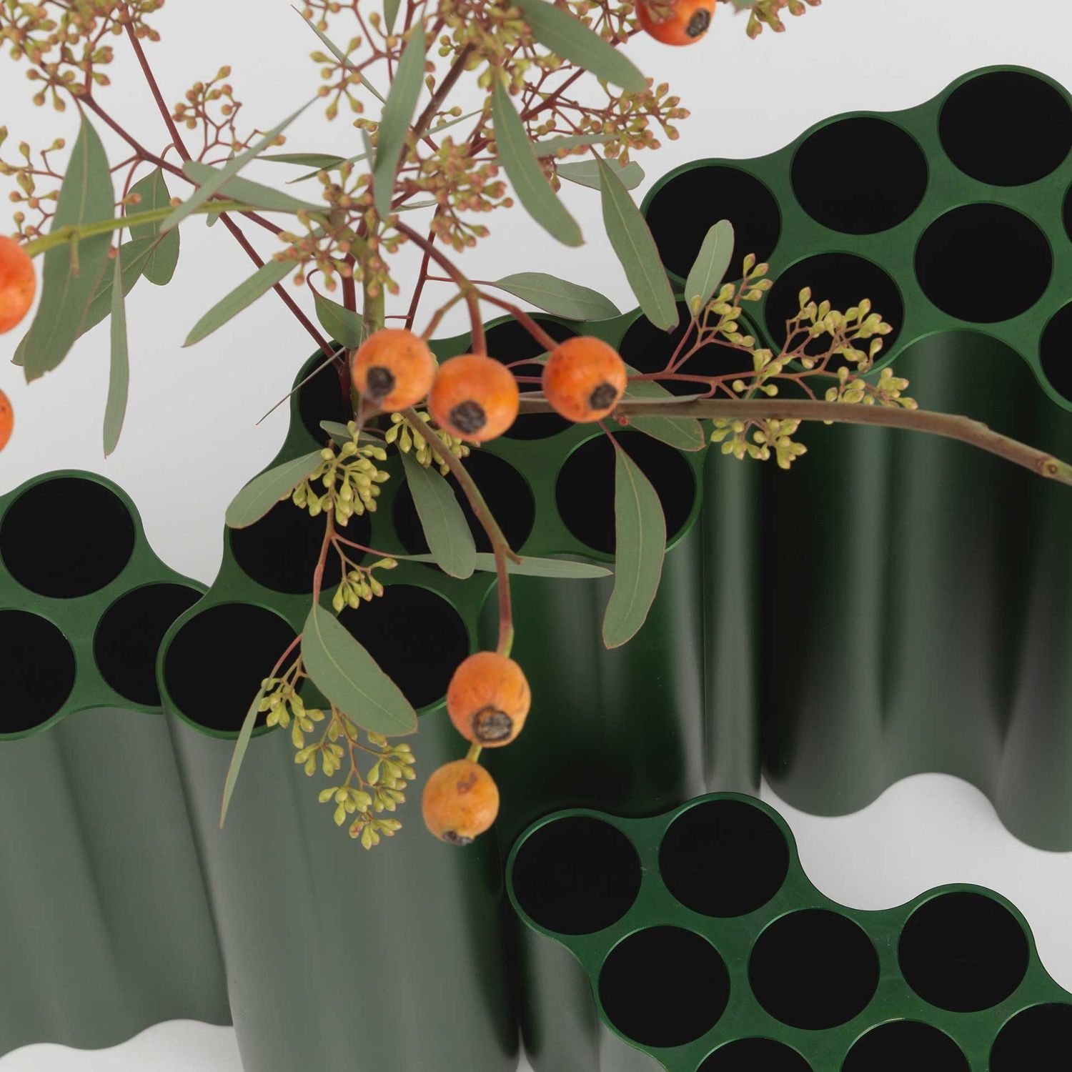 Vitra - Nuage Vase medium efeu eloxiert