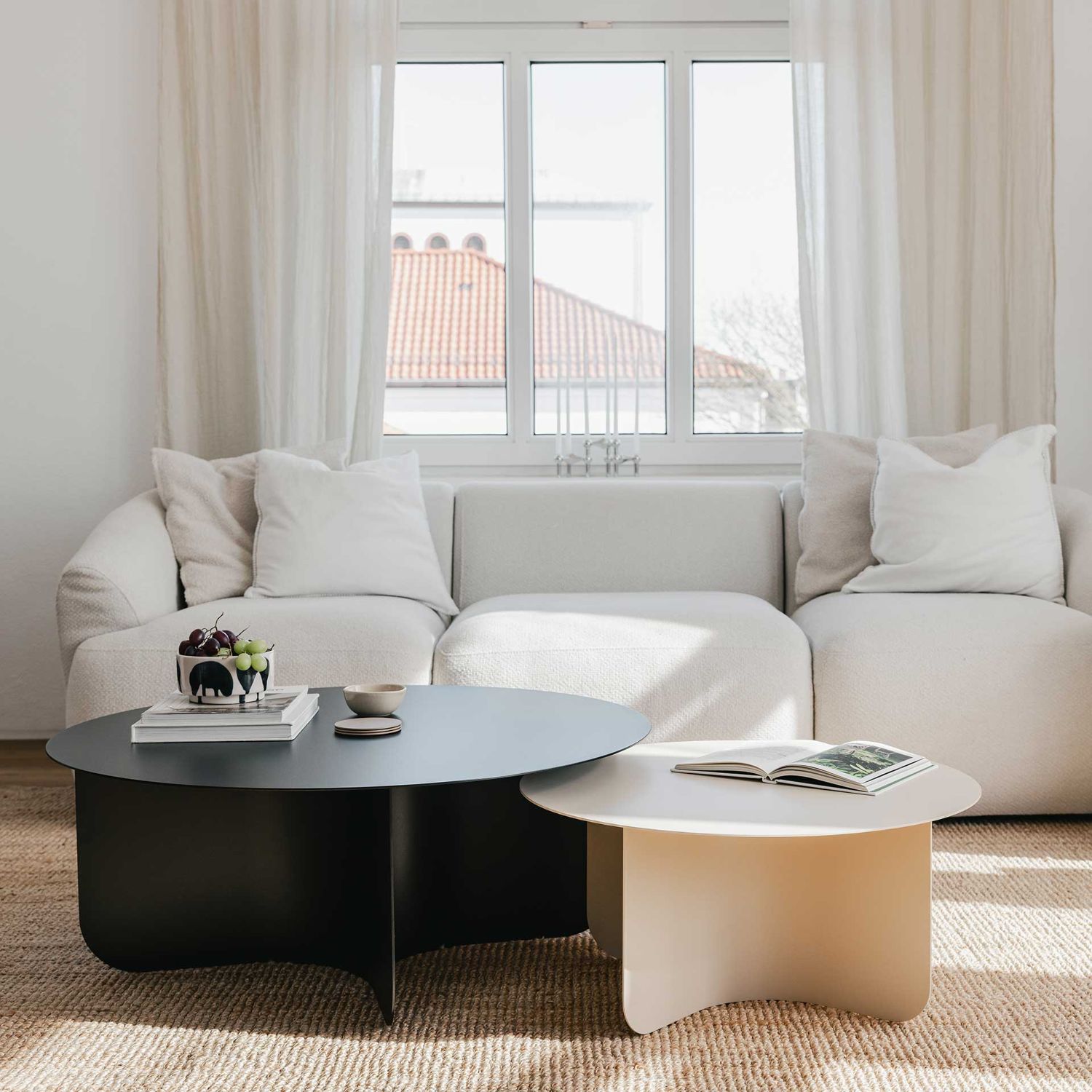Metallbude - Miro Couchtisch cashew 65 cm