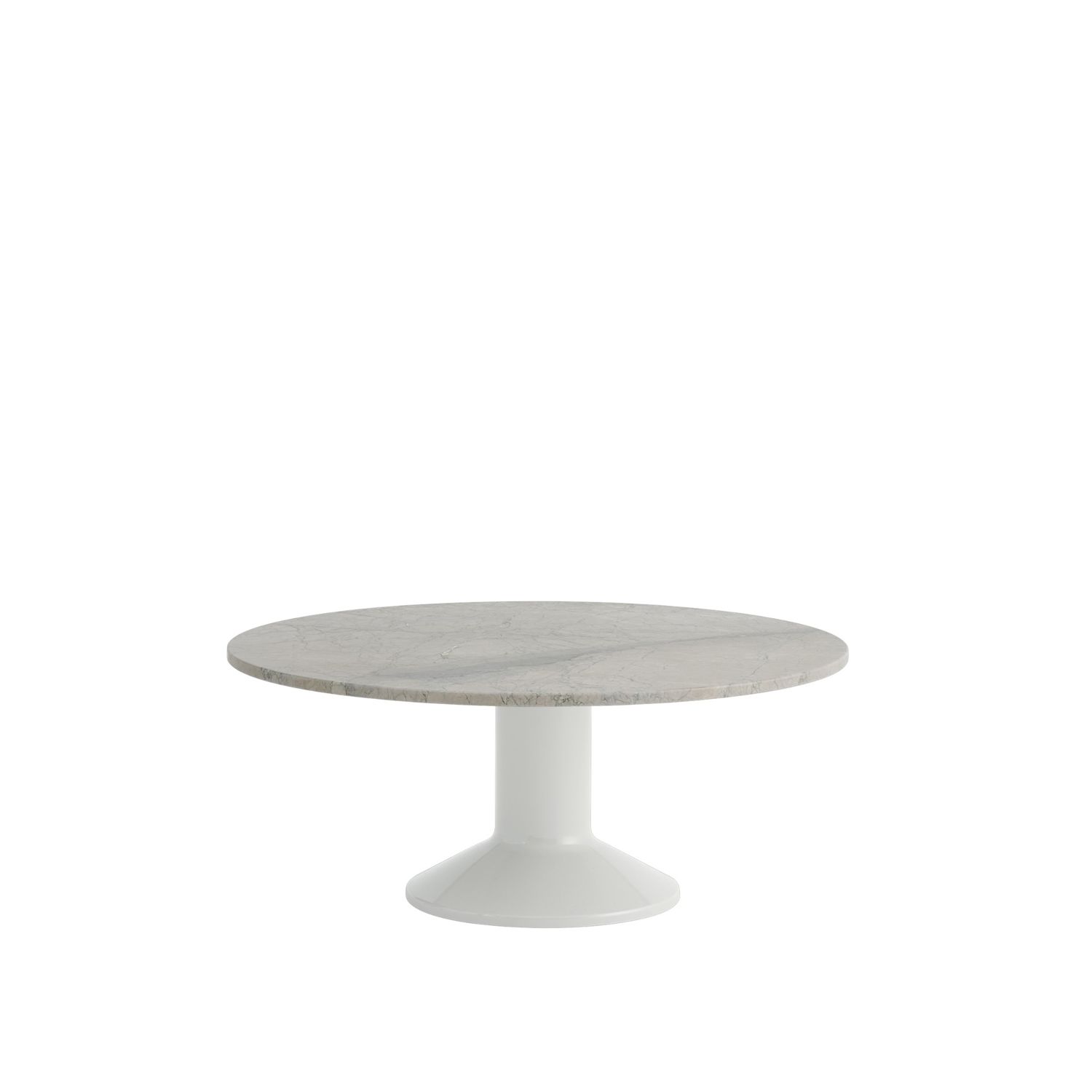 Muuto - Midst Couchtisch Ø 90 cm grauer marmor / grau