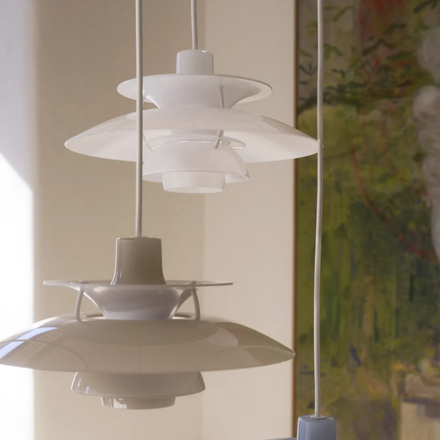 Louis Poulsen - PH 5 Ø 320 Opal Pendelleuchte beige