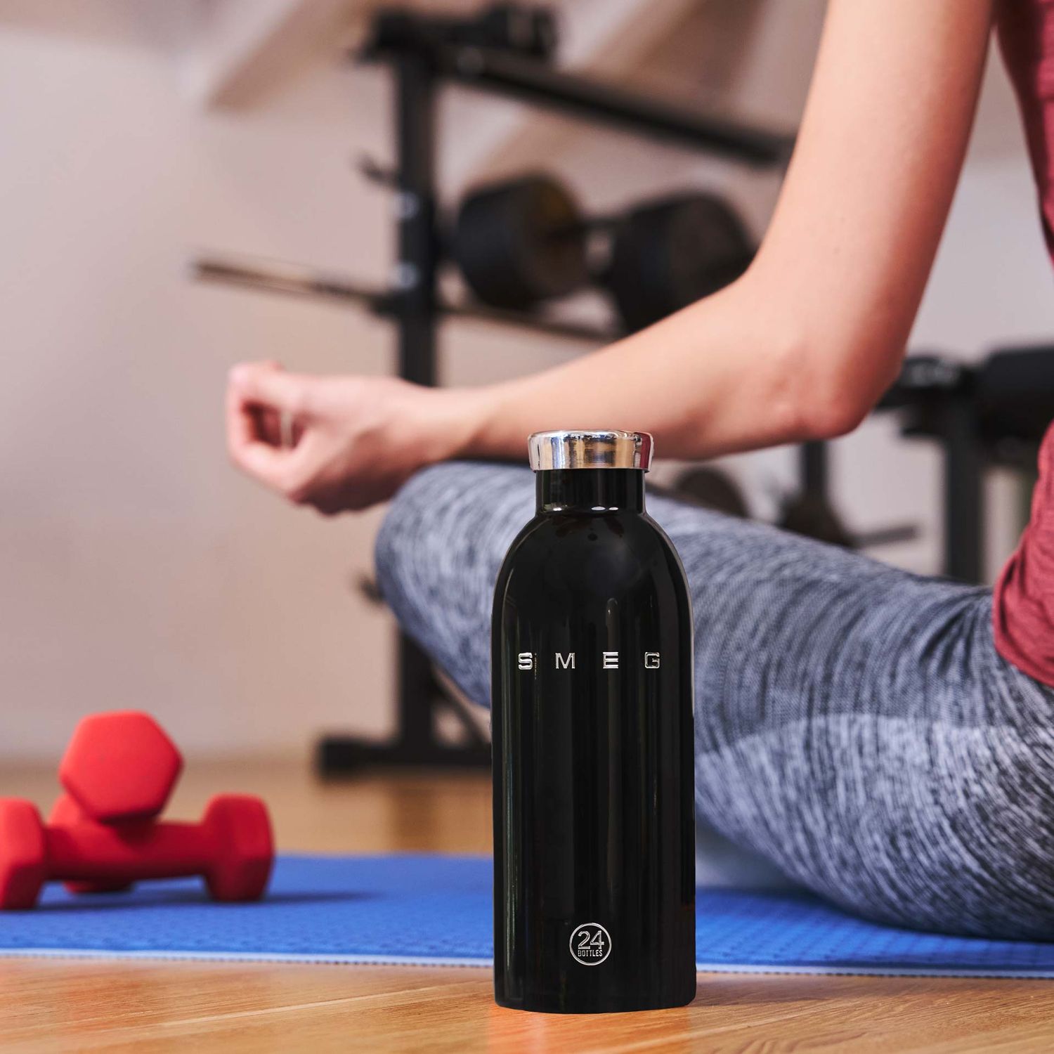 SMEG - Clima Bottle Edelstahlflasche creme