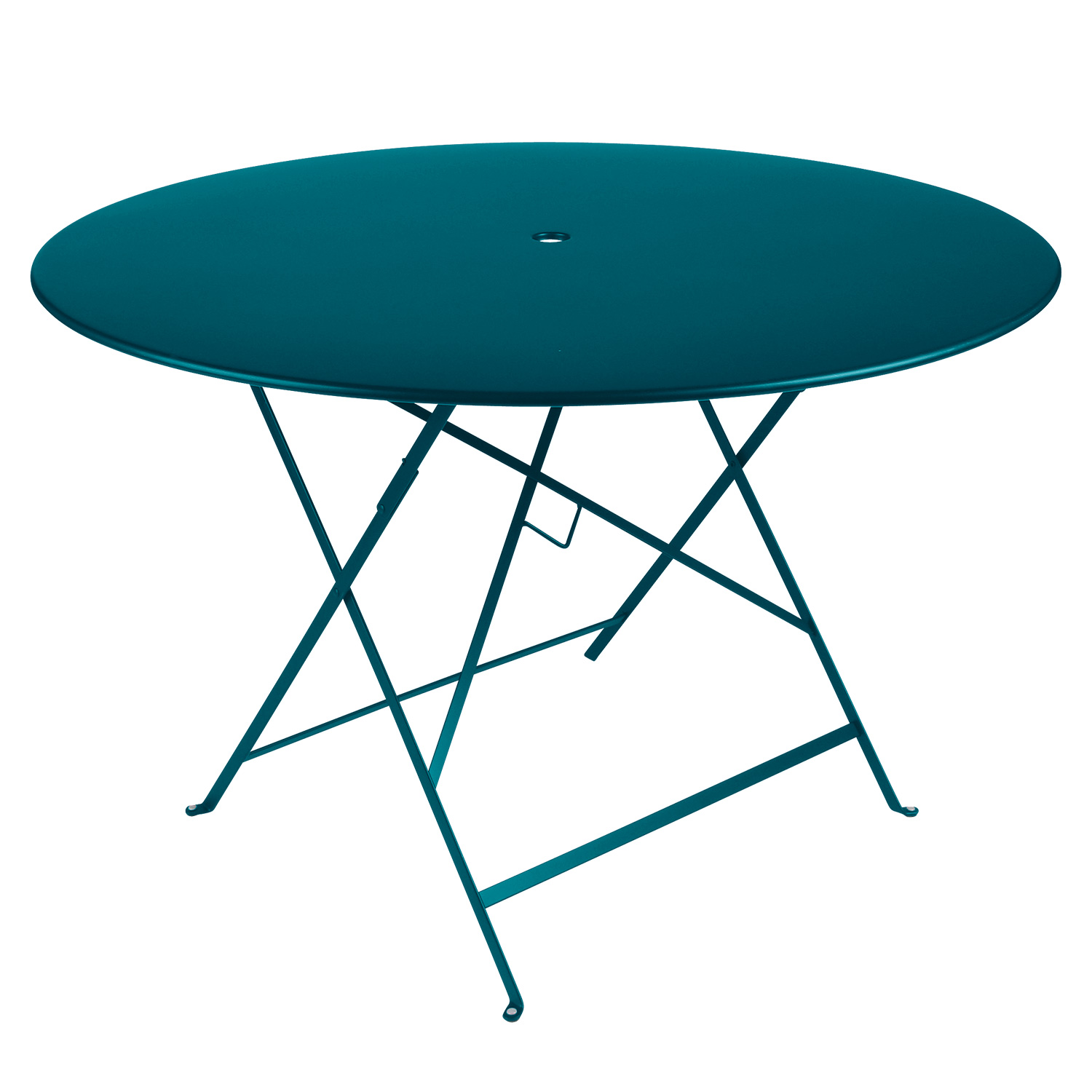 Fermob - Bistro Tisch rund 117 cm acapulcoblau