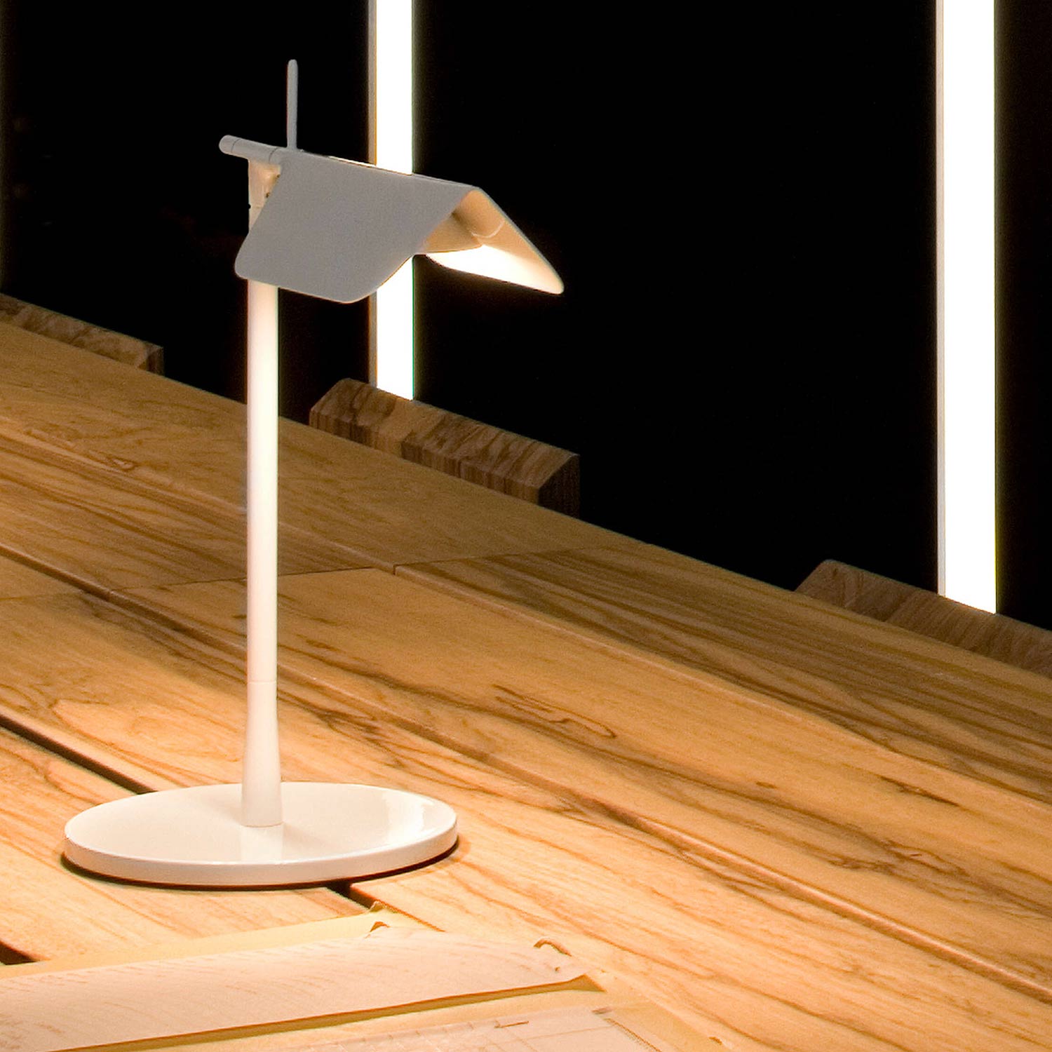 flos tab t tischleuchte weiss led 82691