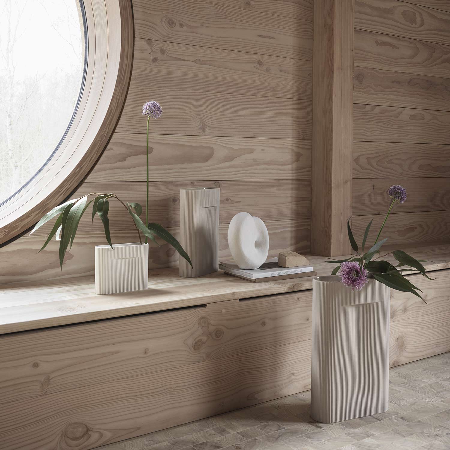 muuto ridge vase blumenvase off white 70868