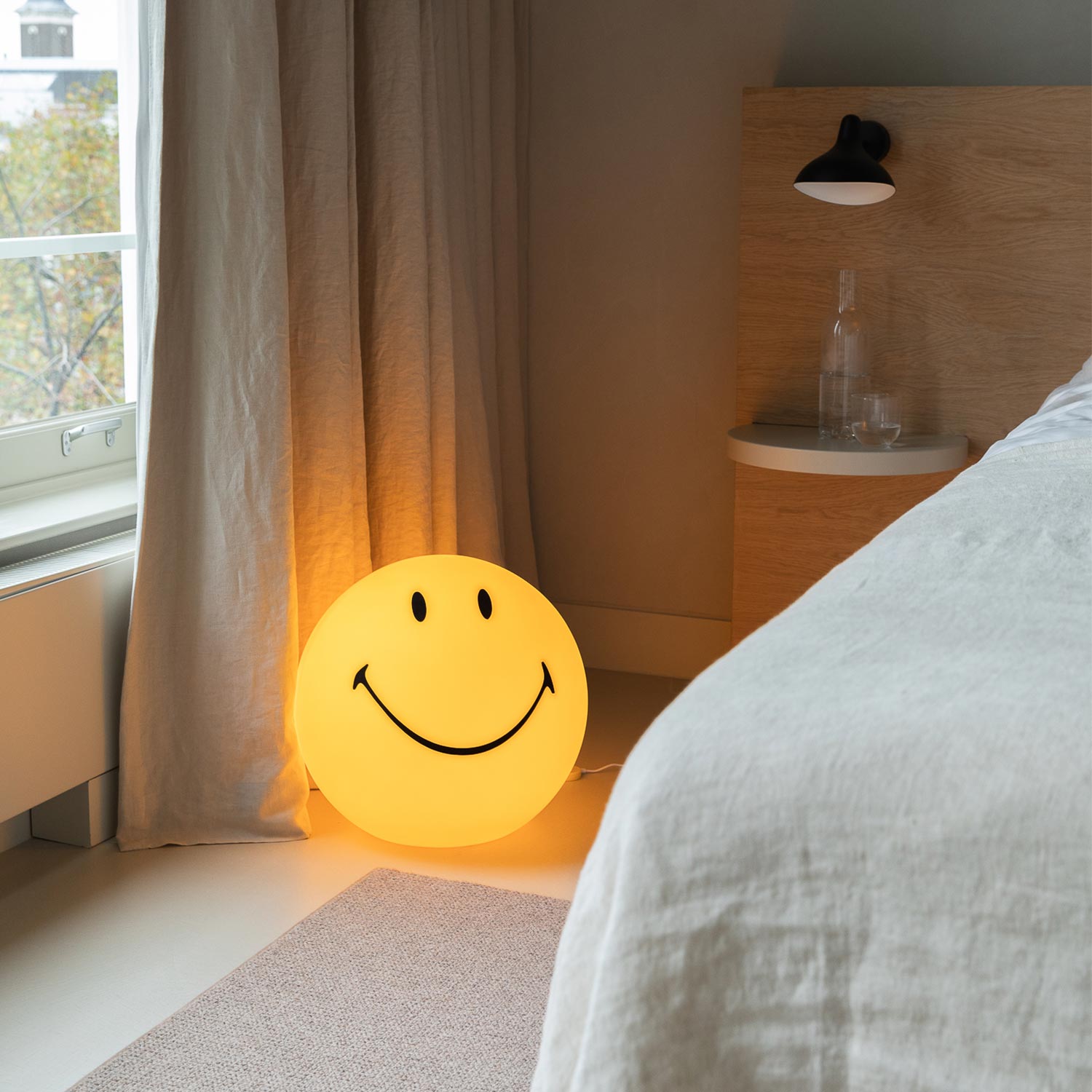 Mr Maria - Smiley XL Lampe pink