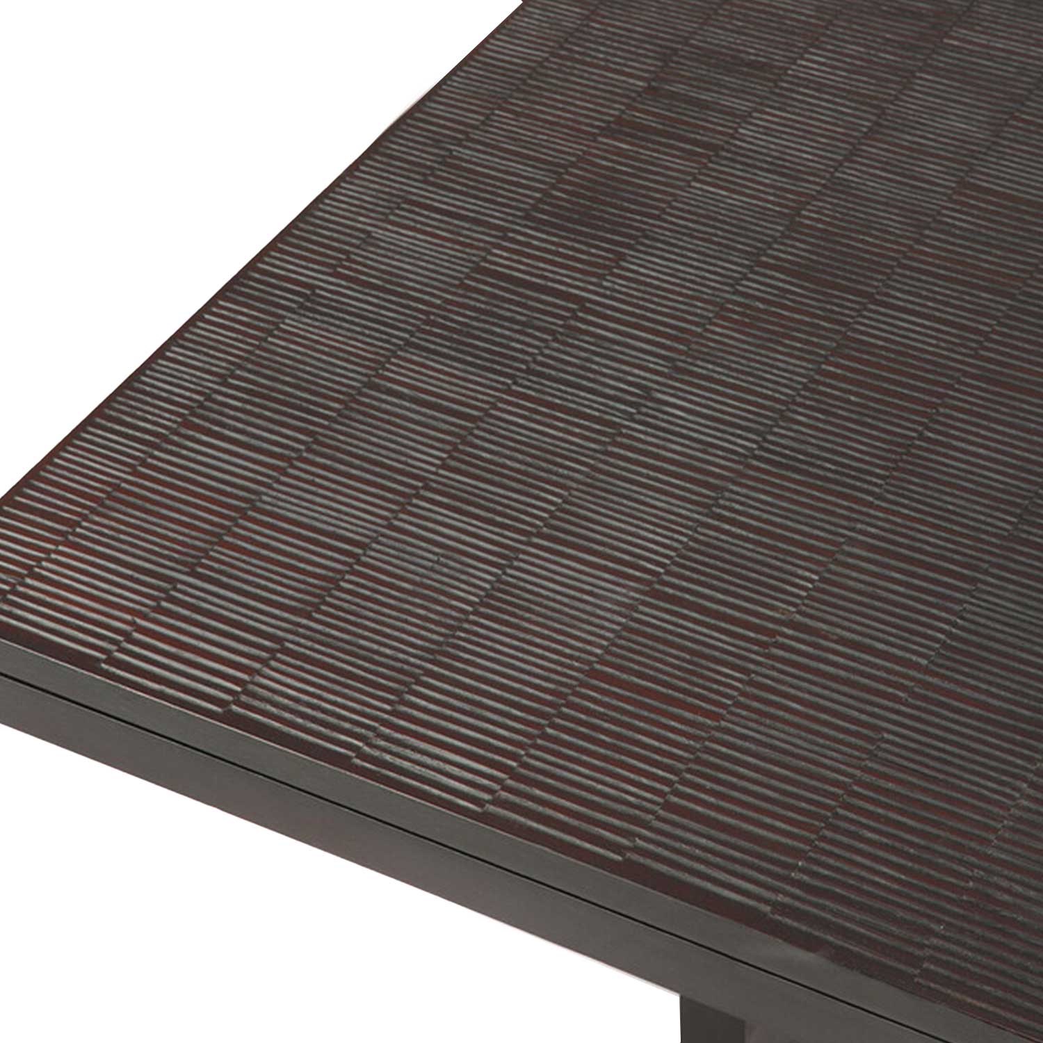 Ethnicraft - Grooves Couchtisch Teak off black 135 x 65 cm